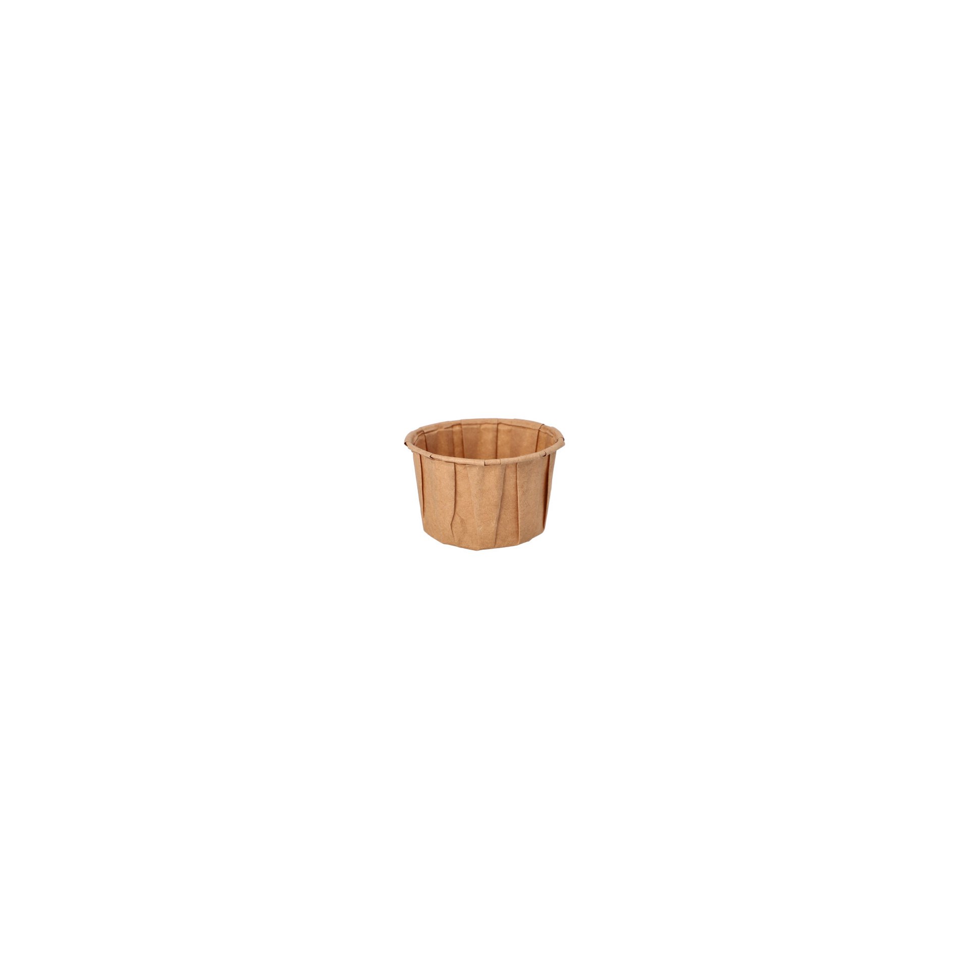 Dressingbecher, Papier "pure" 110 ml Ø 7 cm · 4,2 cm braun