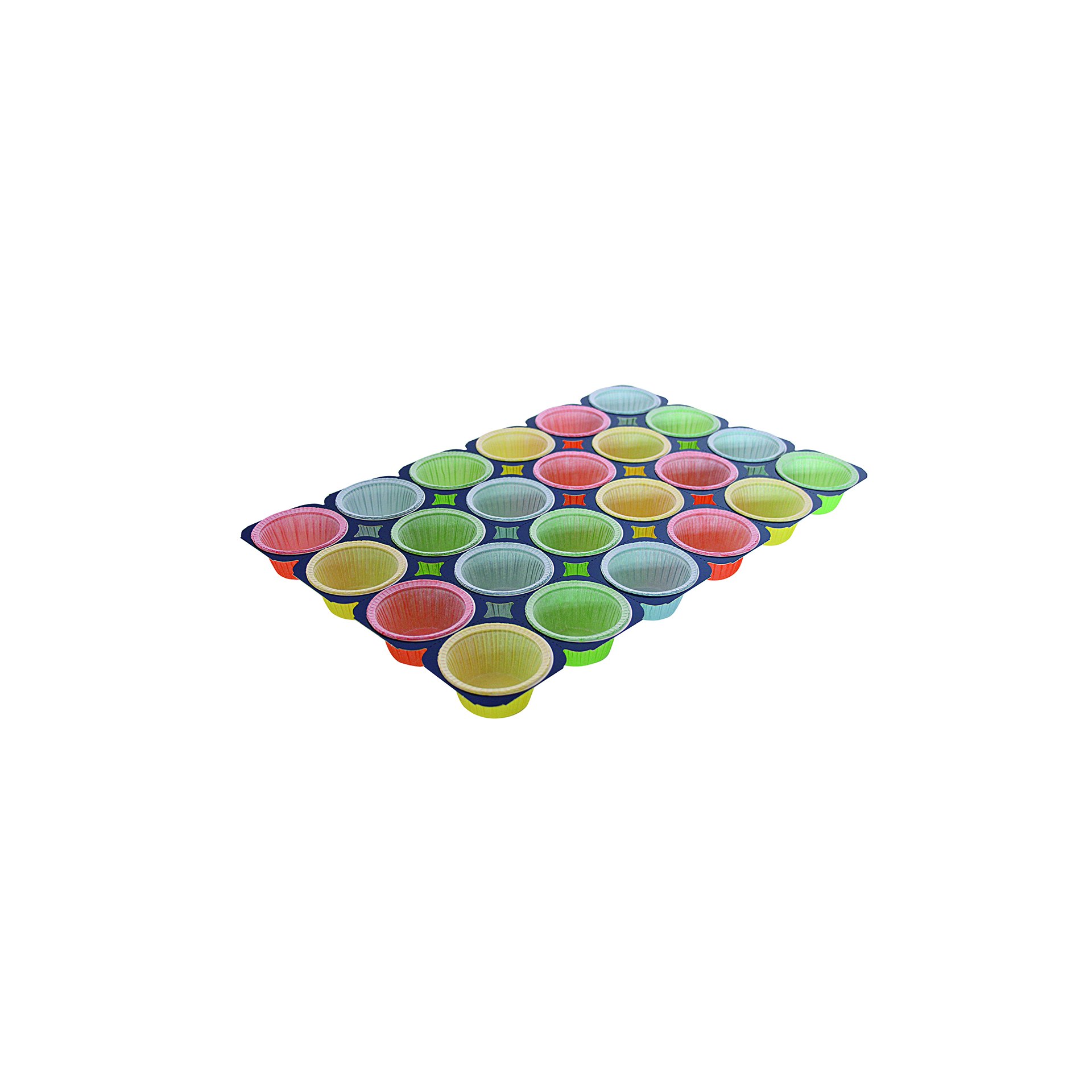 Muffinformen-Verbund, bunt Muffinformen-Verbund, bunt