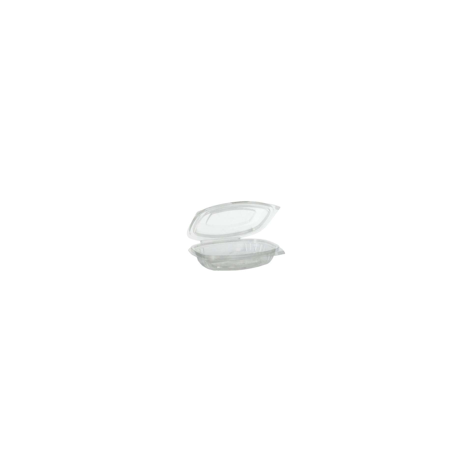Feinkost- und Salatschalen mit Klappdeckeln, PLA "pure" 250 ml 3,1 cm x 16,1 cm x 13,2 cm