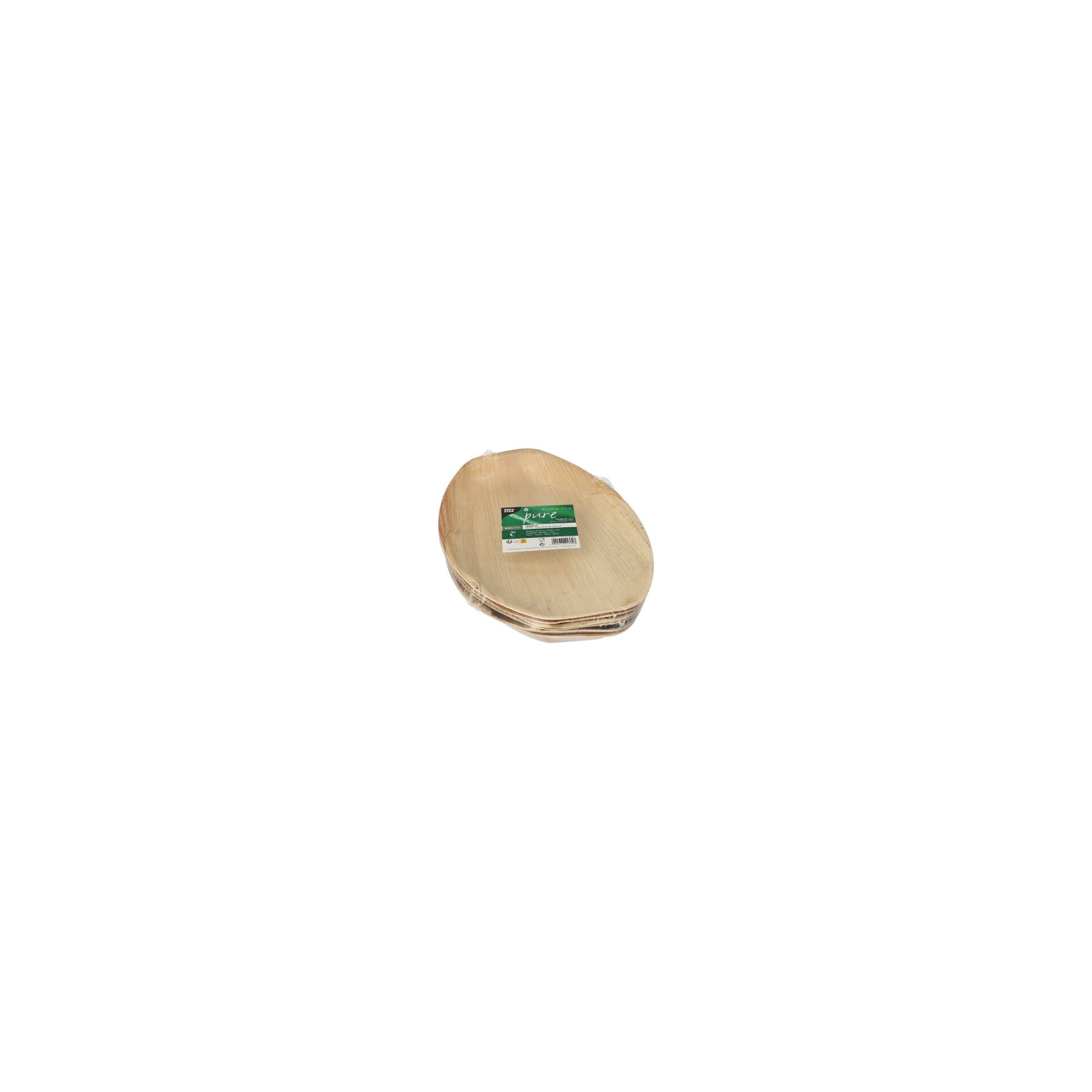 Tabletts, Palmblatt "pure" oval 3 cm x 29 cm x 21 cm natur Tabletts, Palmblatt "pure" oval 3 cm x 29 cm x 21 cm natur