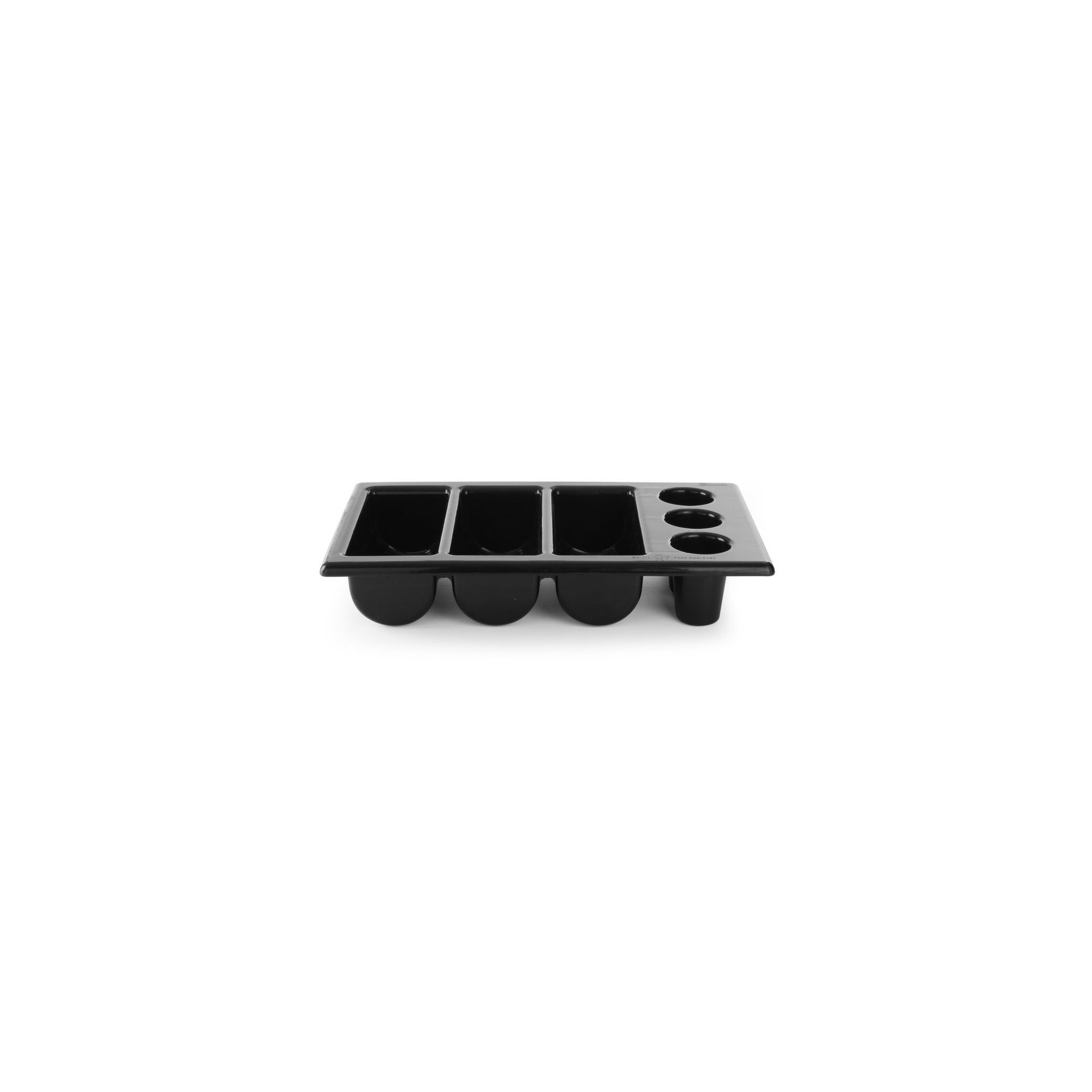 Besteckbehälter, Schwarz, 530x325x(H)105mm