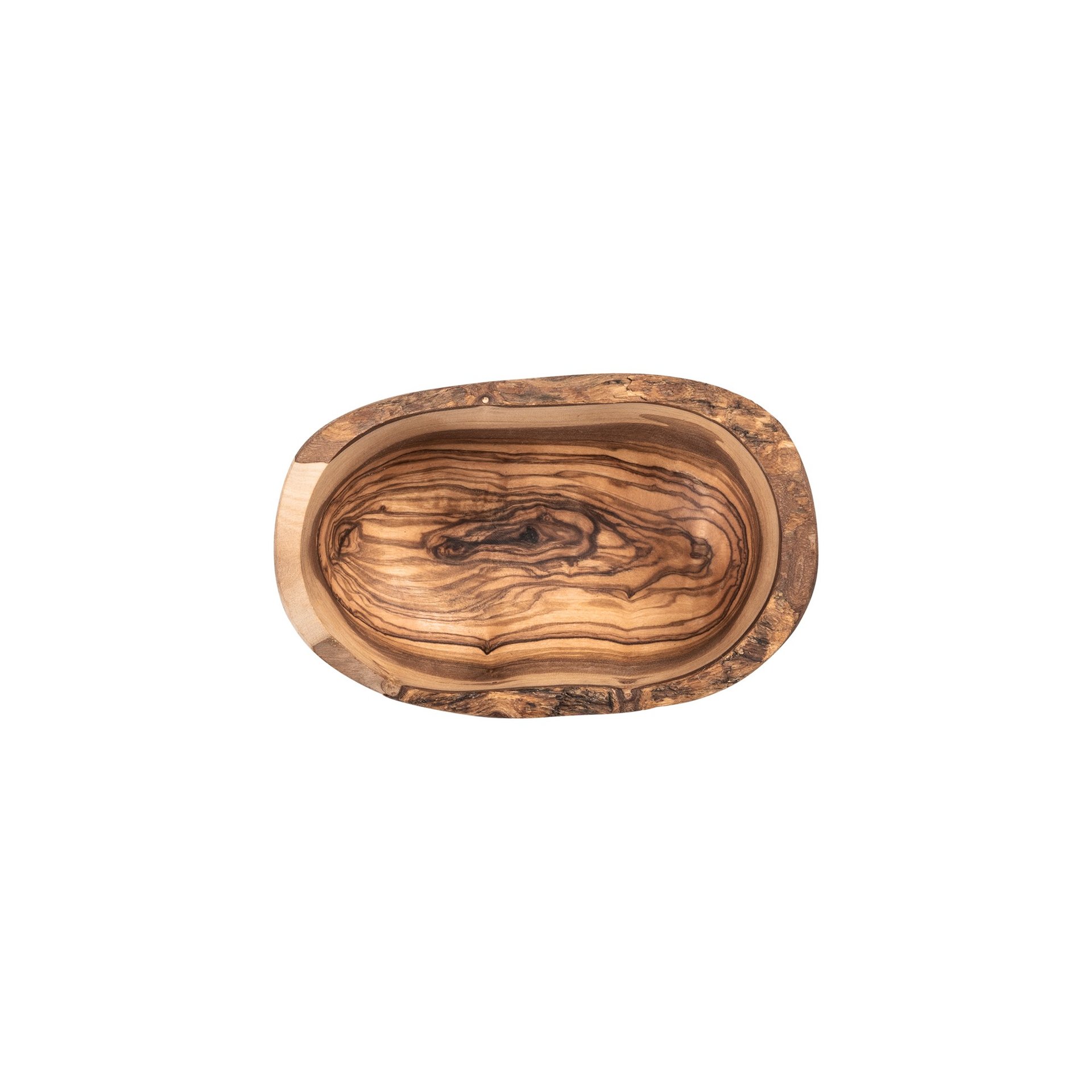 Schale PURE OLIVE, 14 x 8 x 7 cm, Olivenholz