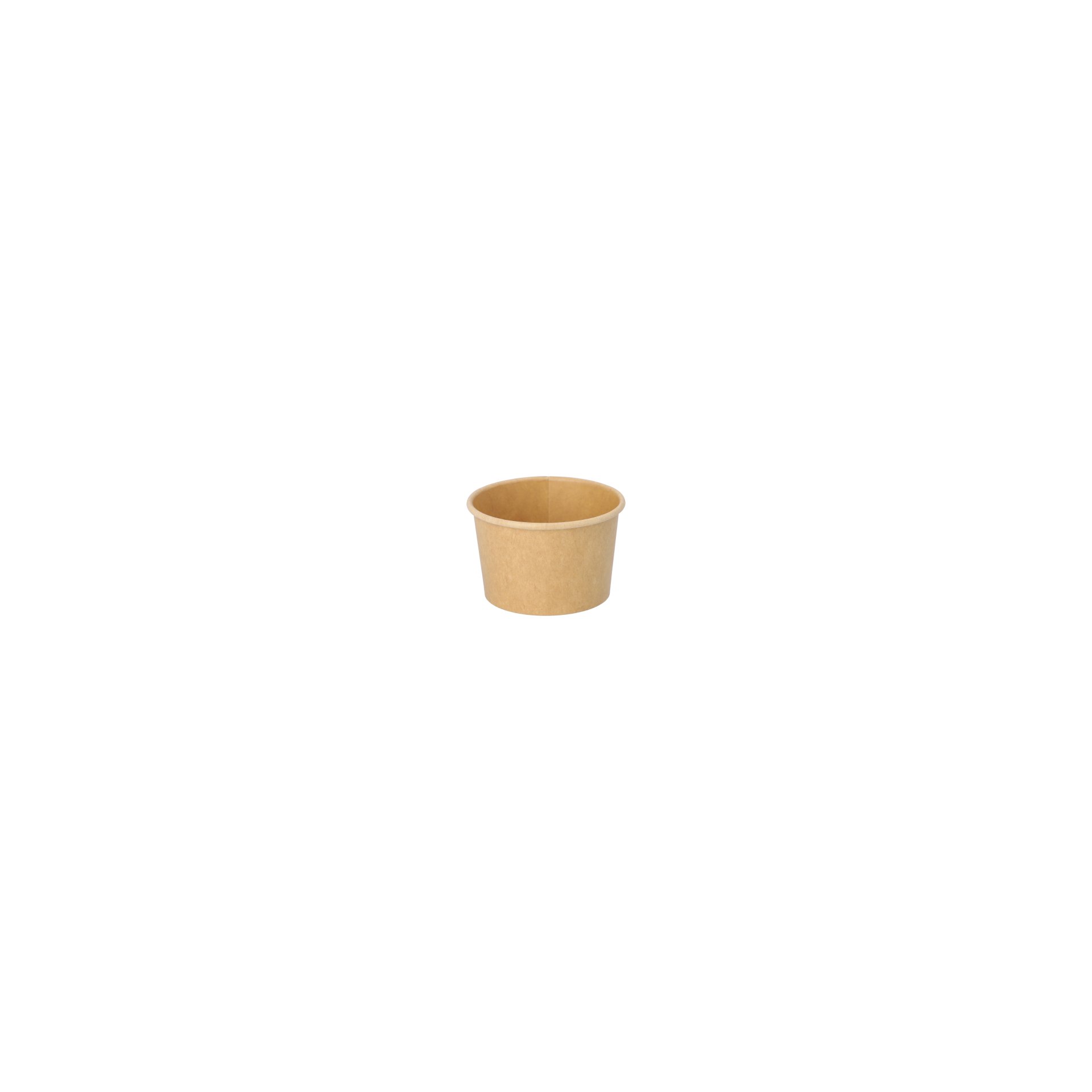 Eisbecher, Pappe rund 125 ml Ø 7,5 cm · 4,8 cm braun Eisbecher, Pappe rund 125 ml Ø 7,5 cm · 4,8 cm braun