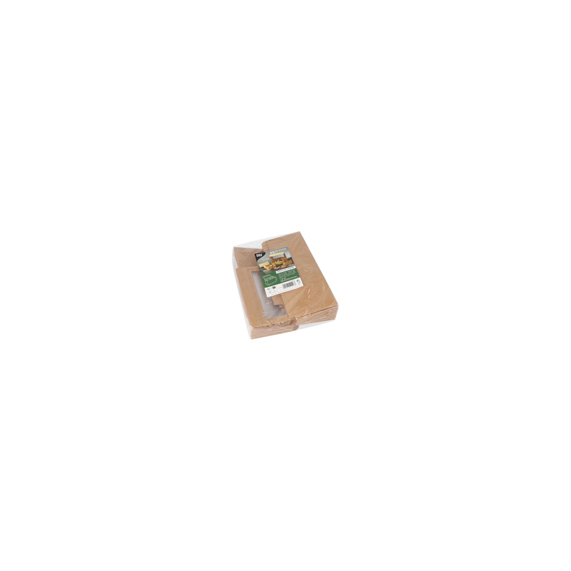 Cupcake-Kartons eckig 10 cm x 18,5 cm x 8,5 cm mit Sichtfenster aus PLA Cupcake-Kartons eckig 10 cm x 18,5 cm x 8,5 cm mit Sichtfenster aus PLA