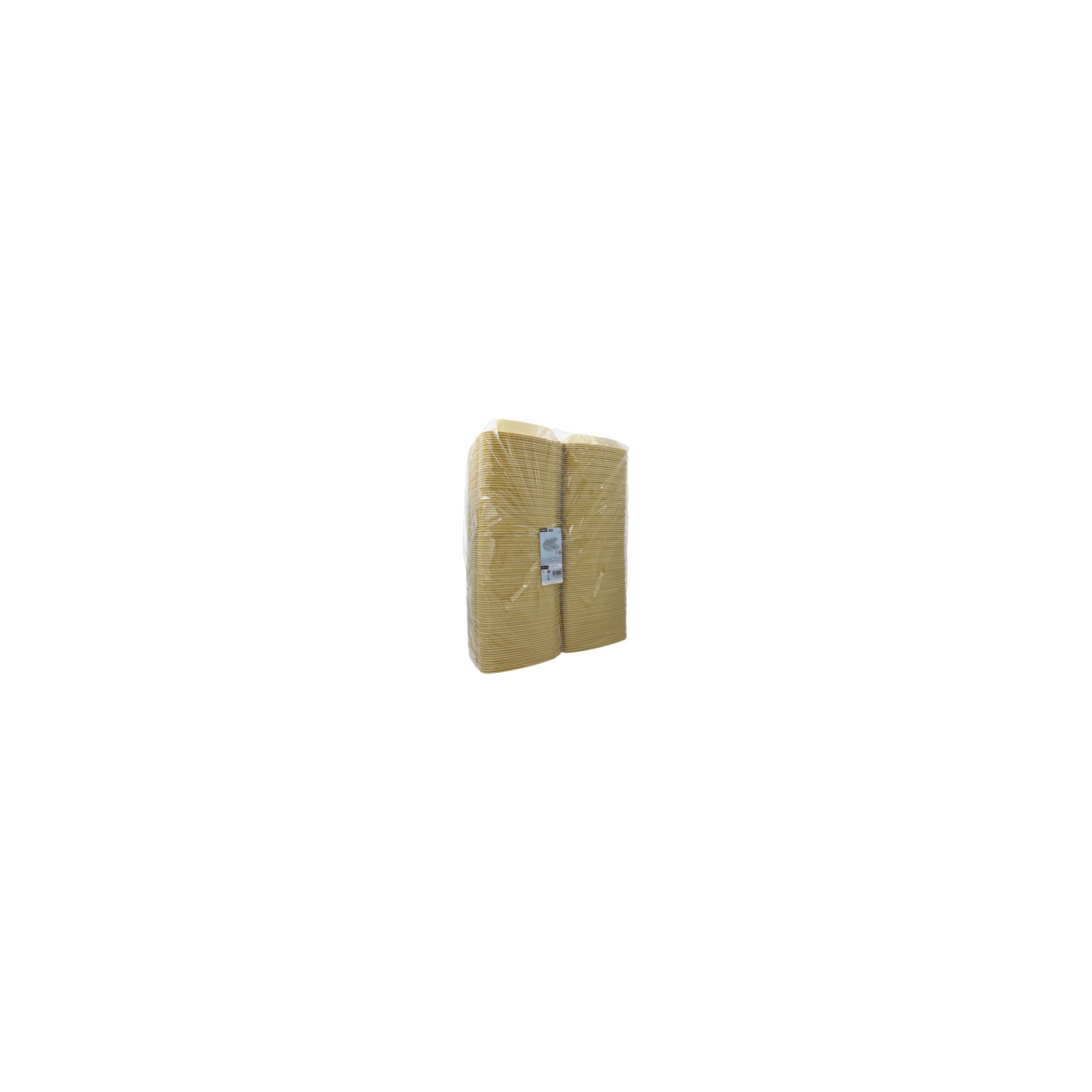 Menüboxen mit Klappdeckel, XPS 2-geteilt 7,5 cm x 24,3 cm x 20,8 cm gold