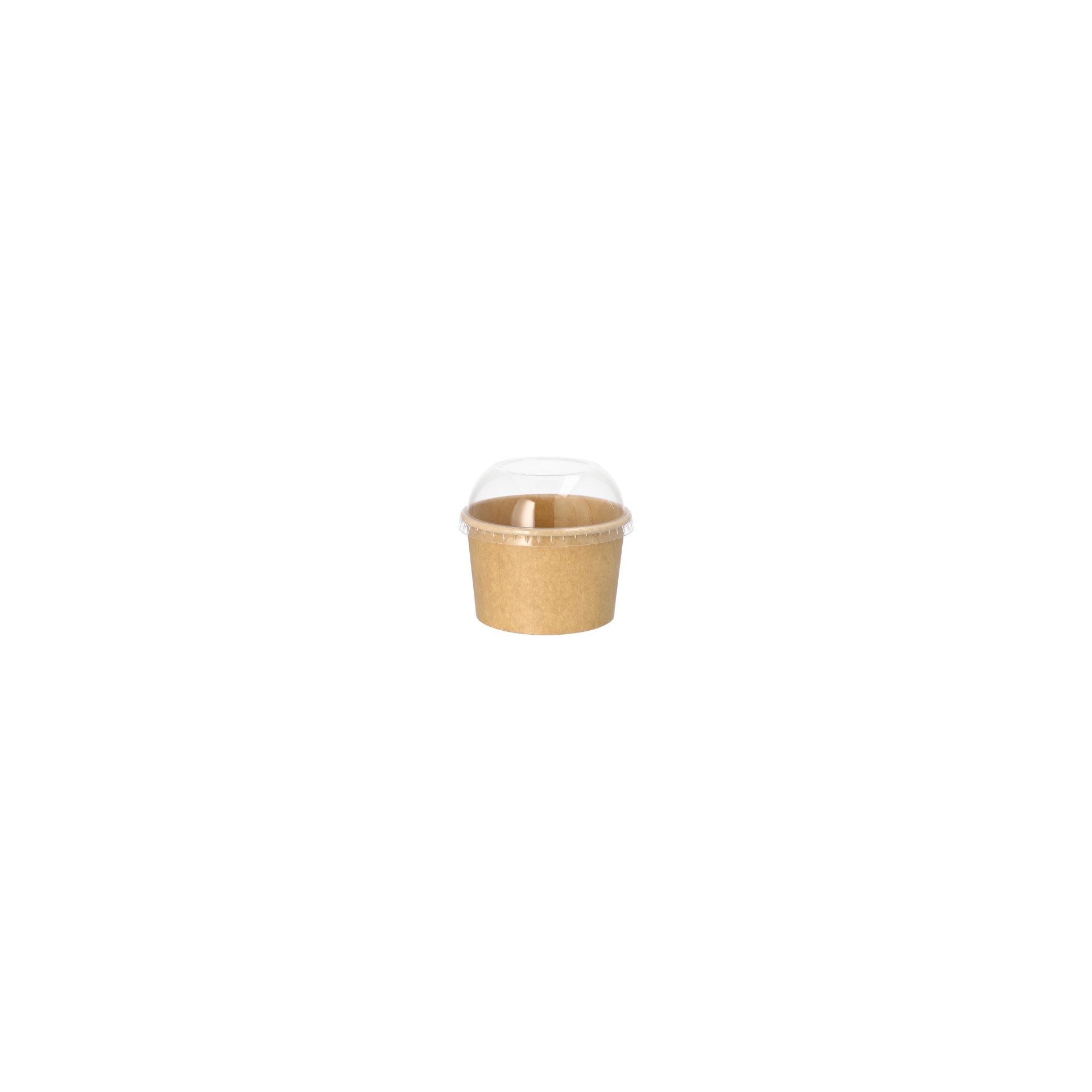 Eisbecher, Pappe rund 275 ml Ø 9,6 cm · 6 cm braun