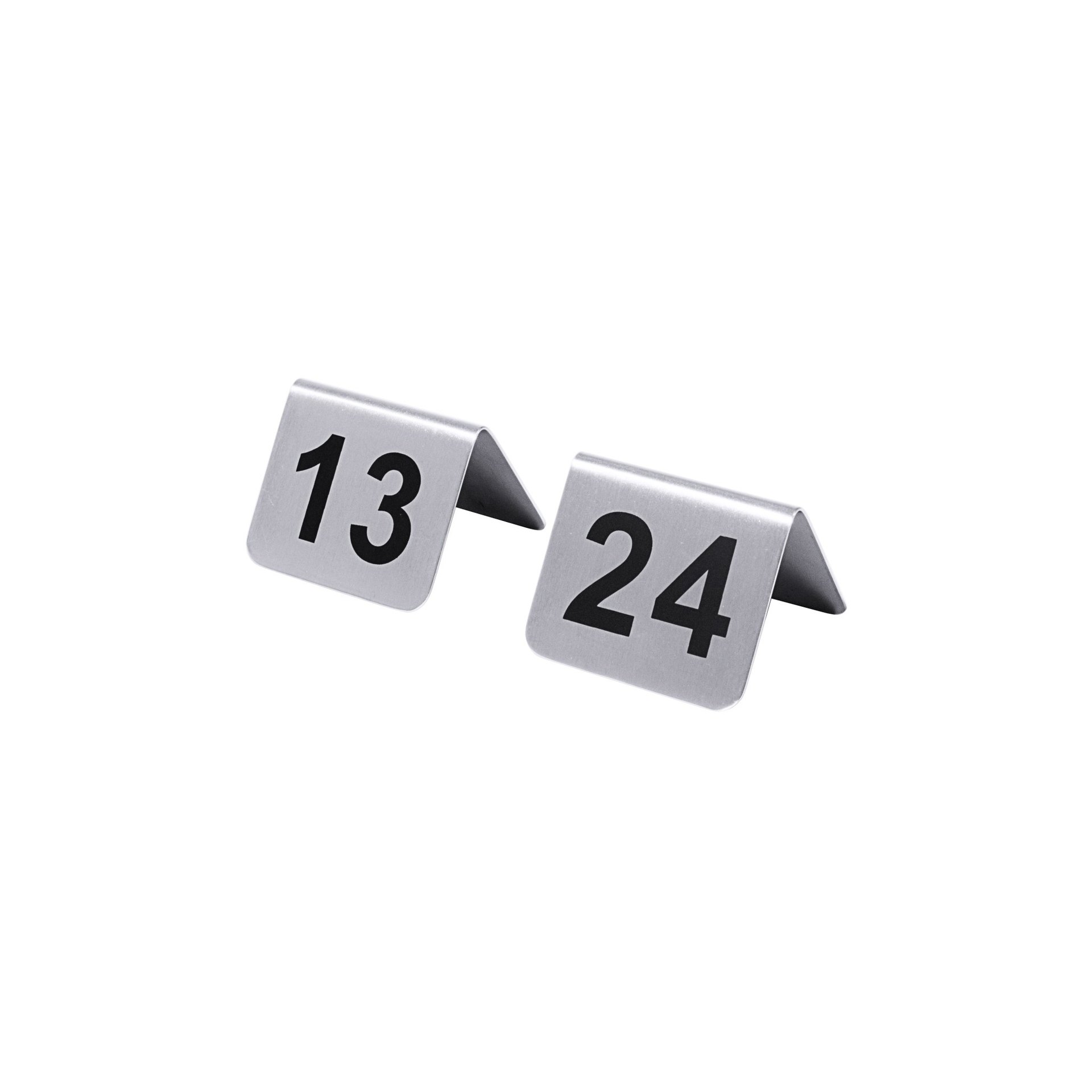 Tischnummern mit Nummern 13 bis 24 Tischnummern mit Nummern 13 bis 24