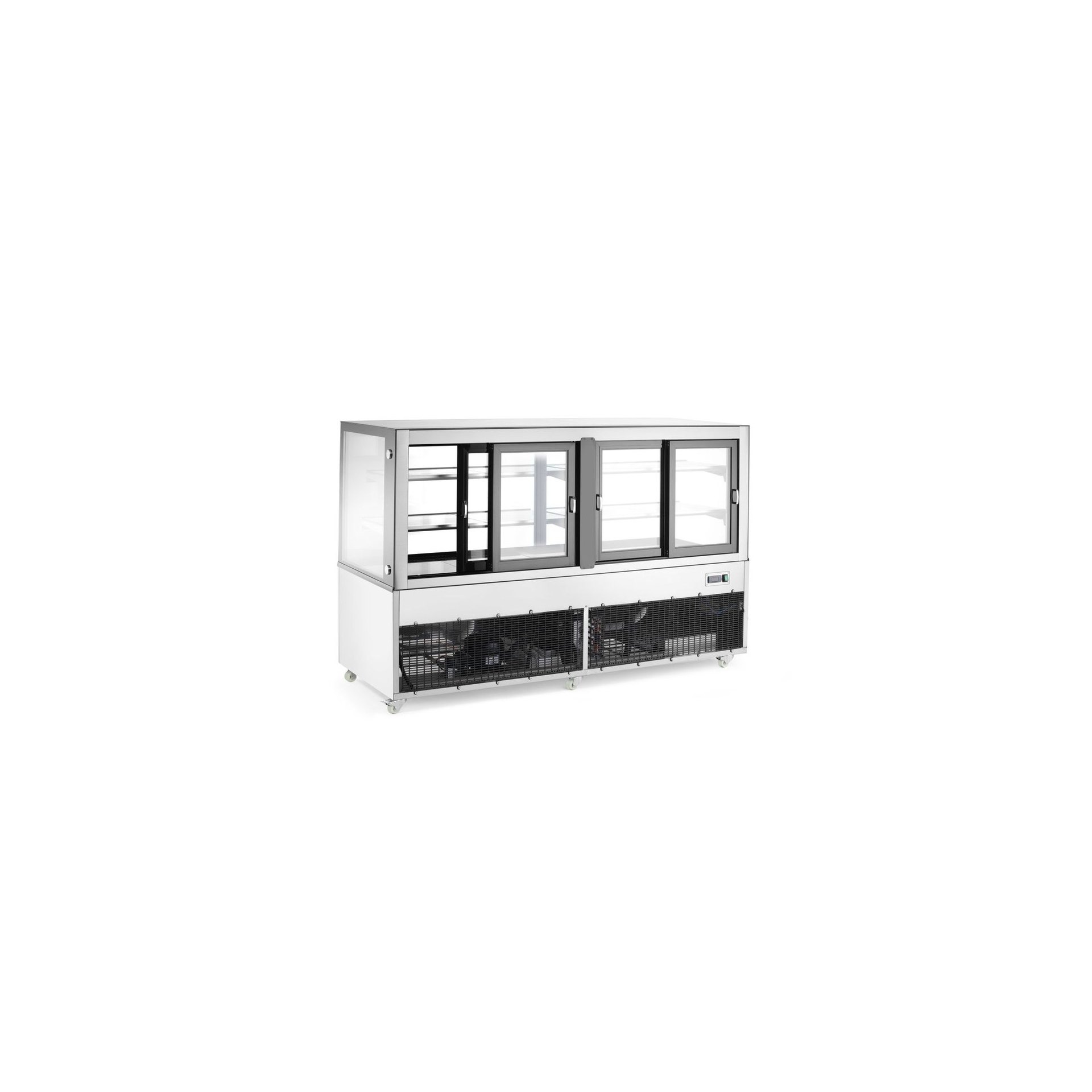 Kühlvitrine mit 2 Regalen, 610L