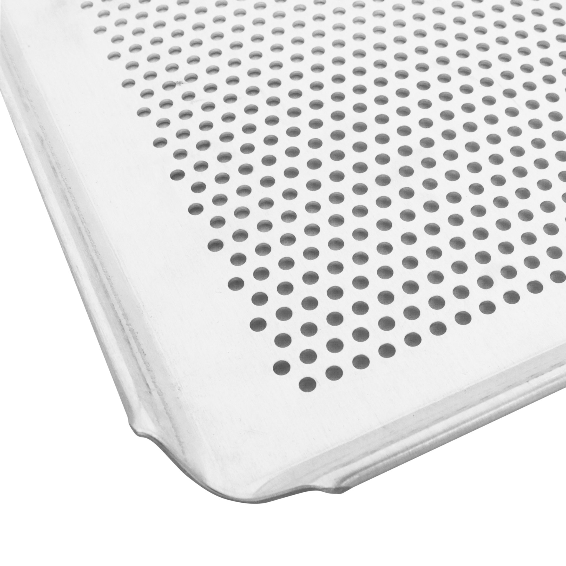 Lochblech Aluminium 600 x 400 x 10 mm 4 Seiten 45°