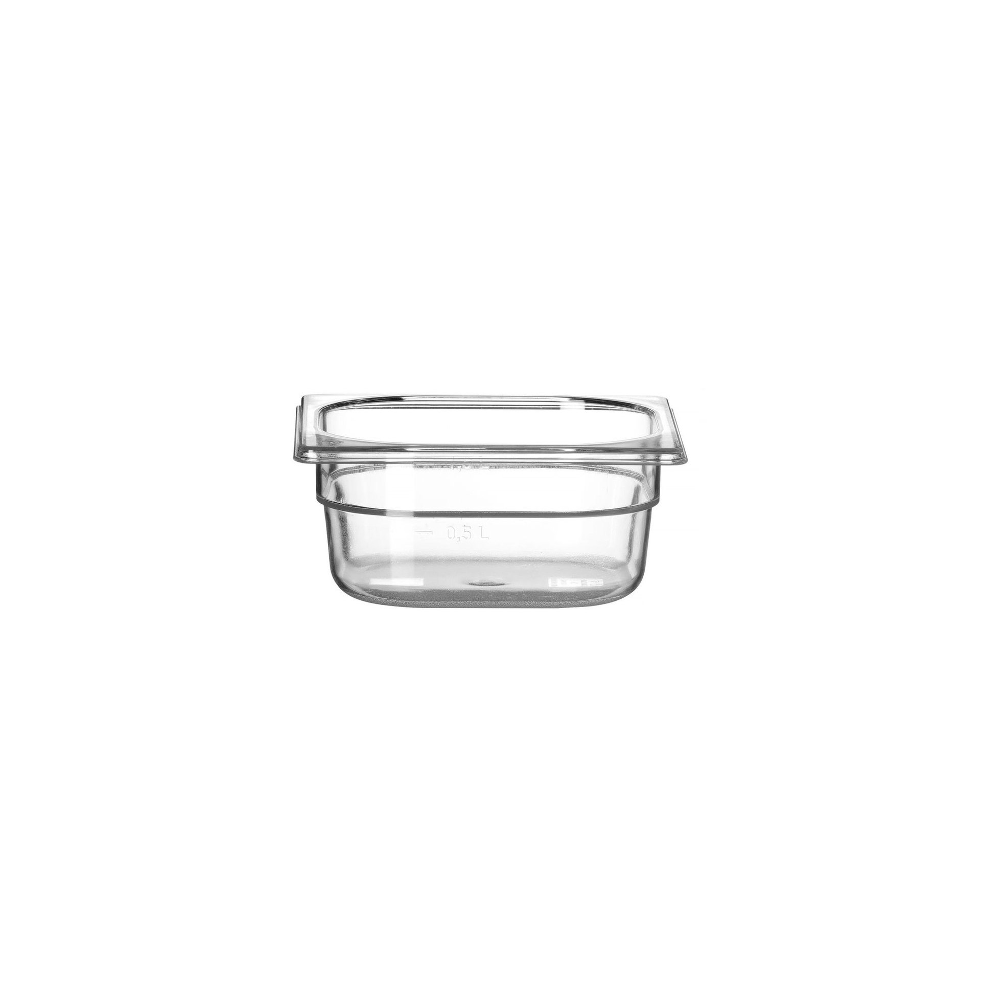 Gastronorm-Behälter 1/6, Profi Line, GN 1/6, 1L, Transparent, 176x162x(H)65mm Gastronorm-Behälter 1/6, Profi Line, GN 1/6, 1L, Transparent, 176x162x(H)65mm