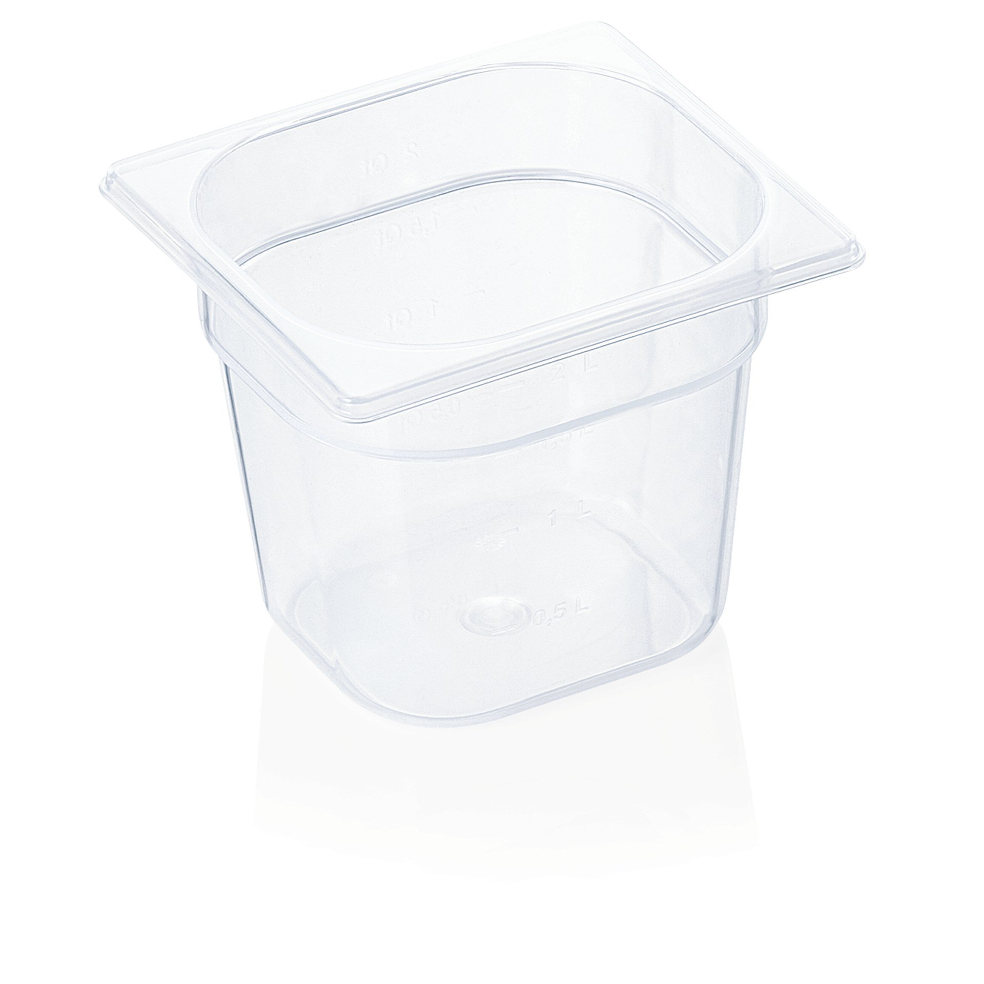 GN 1/6 Behälter 2,3 L, (H) 15 cm GN 1/6 Behälter 2,3 L, (H) 15 cm