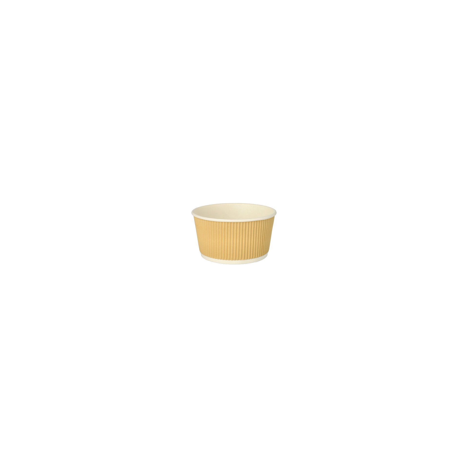 Suppenbecher, Pappe rund 720 ml Ø 13,5 cm · 7,3 cm braun/weiss Ripple Wall Suppenbecher, Pappe rund 720 ml Ø 13,5 cm · 7,3 cm braun/weiss Ripple Wall