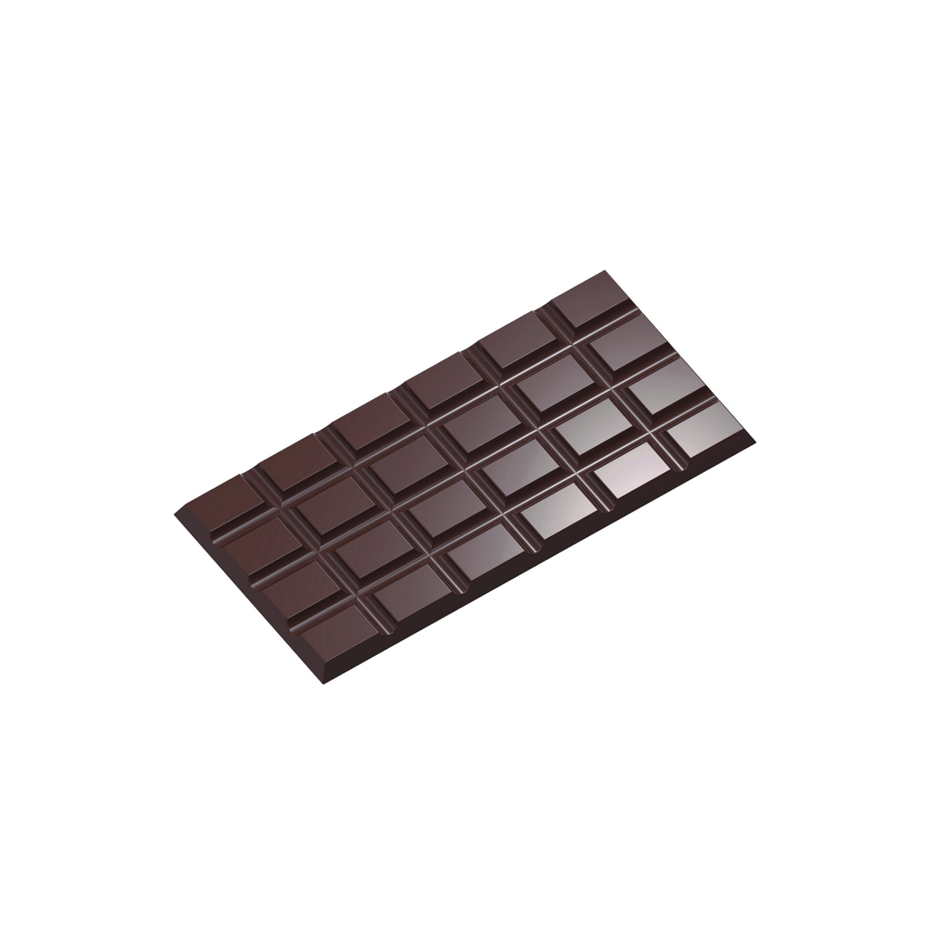 Schokoladen Form - Tafel 4x6 Rechteck, 156 x 77 x 6 mm Schokoladen Form - Tafel 4x6 Rechteck, 156 x 77 x 6 mm