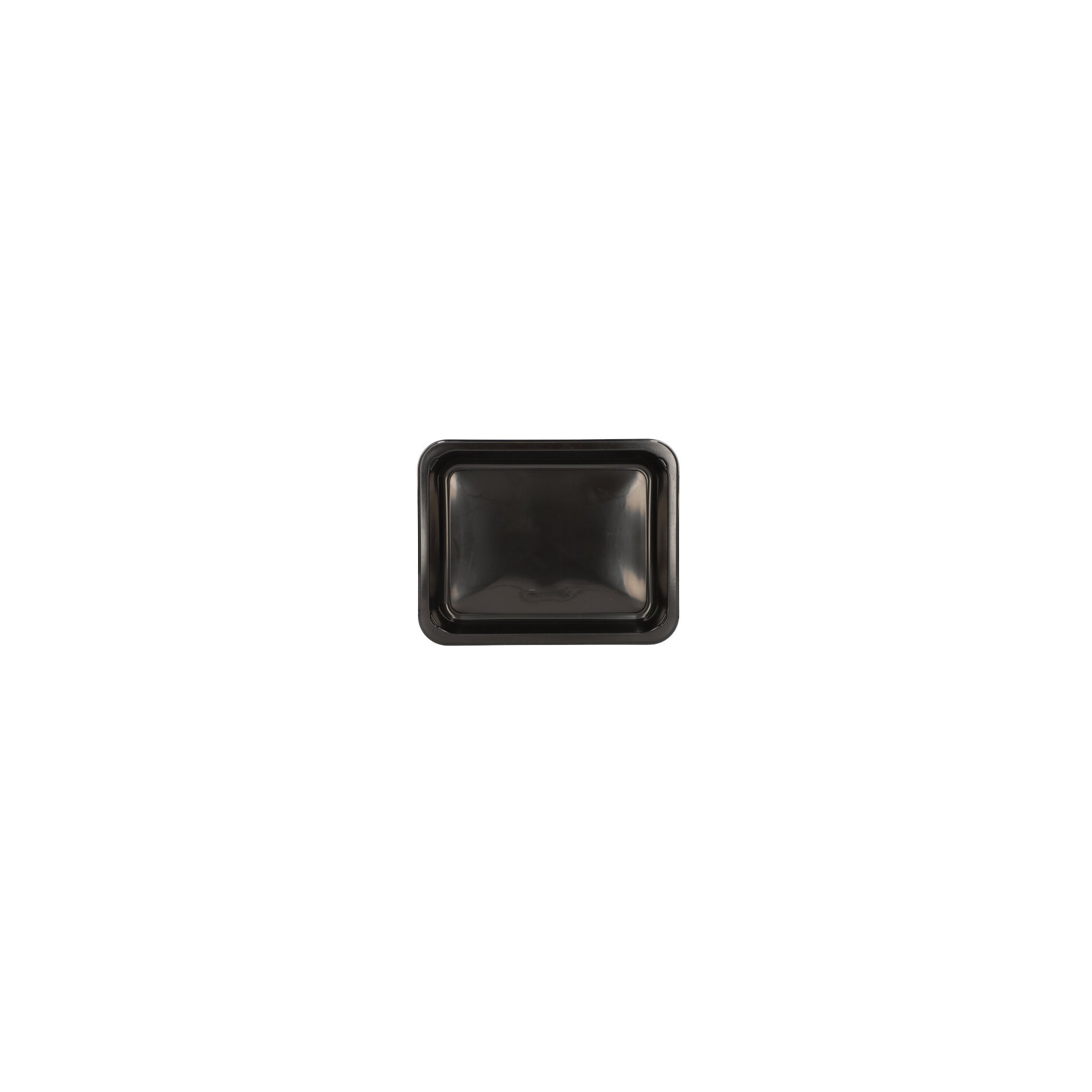 Mikrowellenschalen, PP ungeteilt 935 ml 3,2 cm x 22,7 cm x 17,8 cm schwarz
