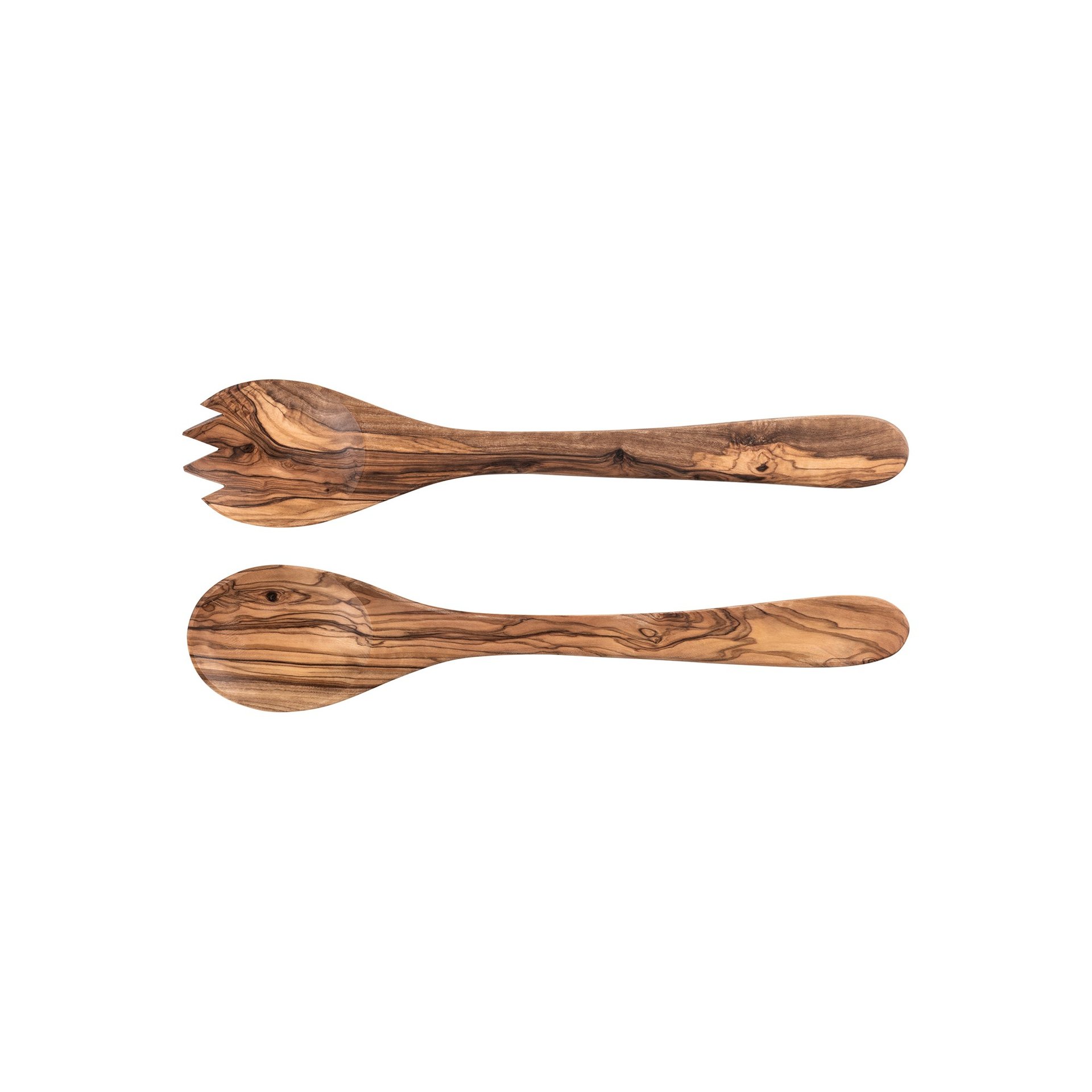 Salatbesteck Set PURE OLIVE, 30 cm, 2-teilig, Olivenholz