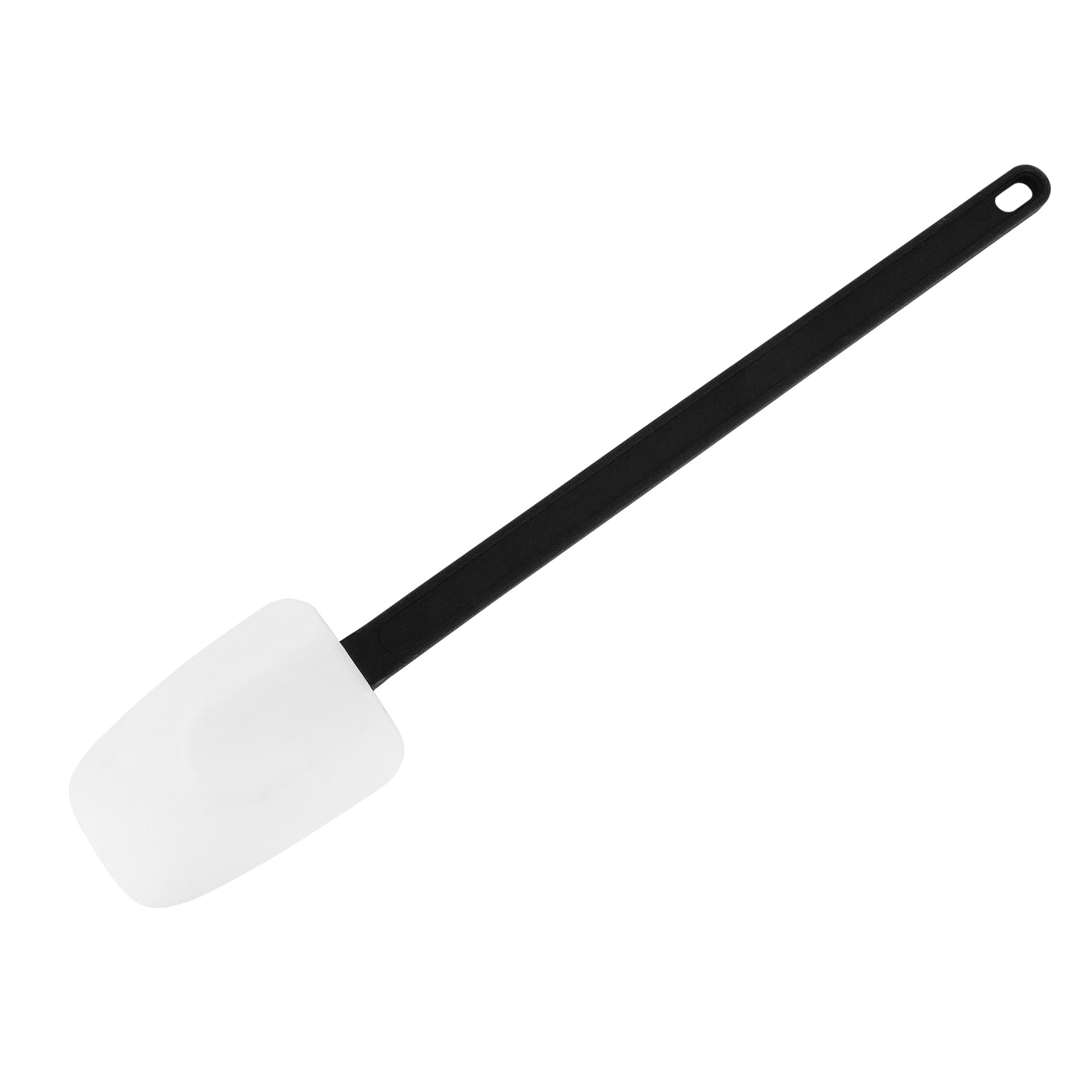 Stielschaber-Löffel weiss/schwarz 450 mm