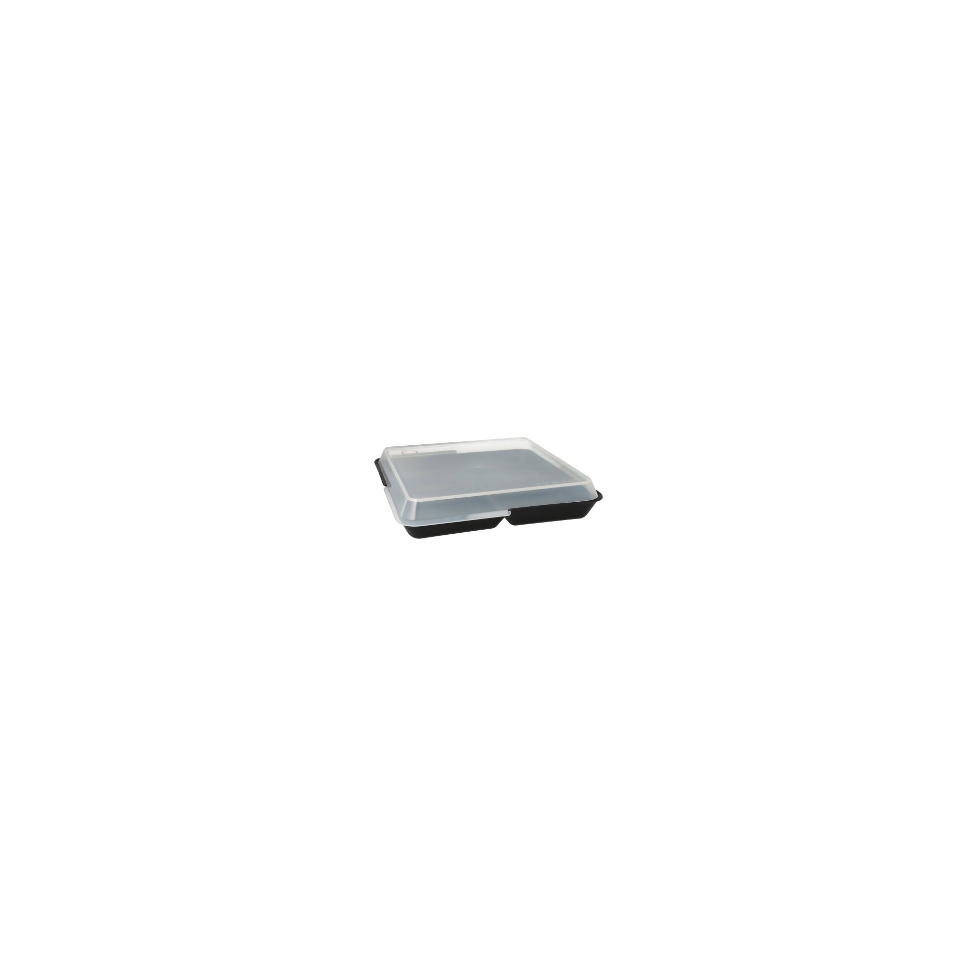 "Circulware" Mehrweg-Schalen Mix & Match eckig 2,9 cm x 23,4 cm x 23,4 cm schwarz "Circulware" Mehrweg-Schalen Mix & Match eckig 2,9 cm x 23,4 cm x 23,4 cm schwarz
