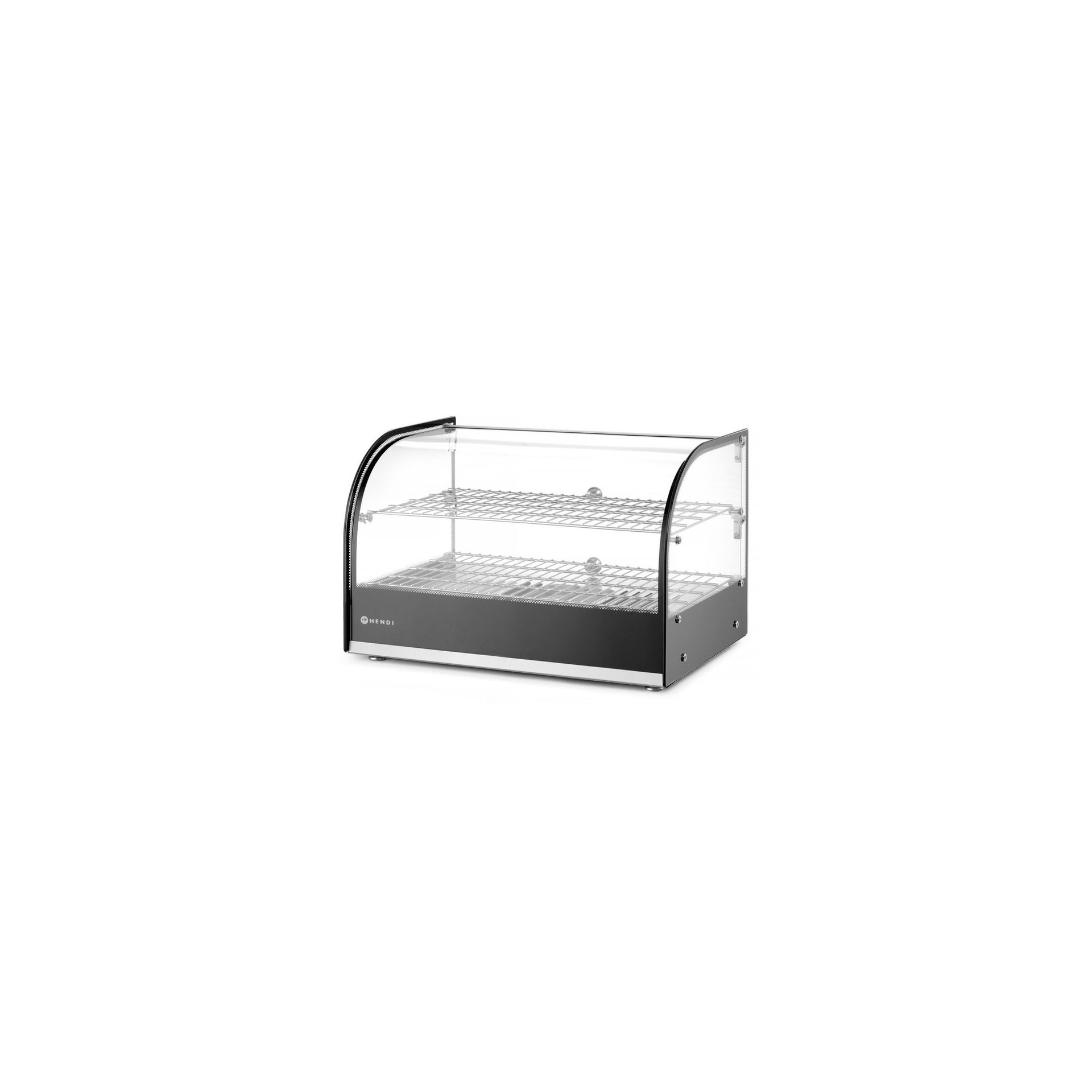 Warmhaltevitrine doppelt, doppelt, Schwarz, 220-240V/800W, 554x376x(H)376mm Warmhaltevitrine doppelt, doppelt, Schwarz, 220-240V/800W, 554x376x(H)376mm