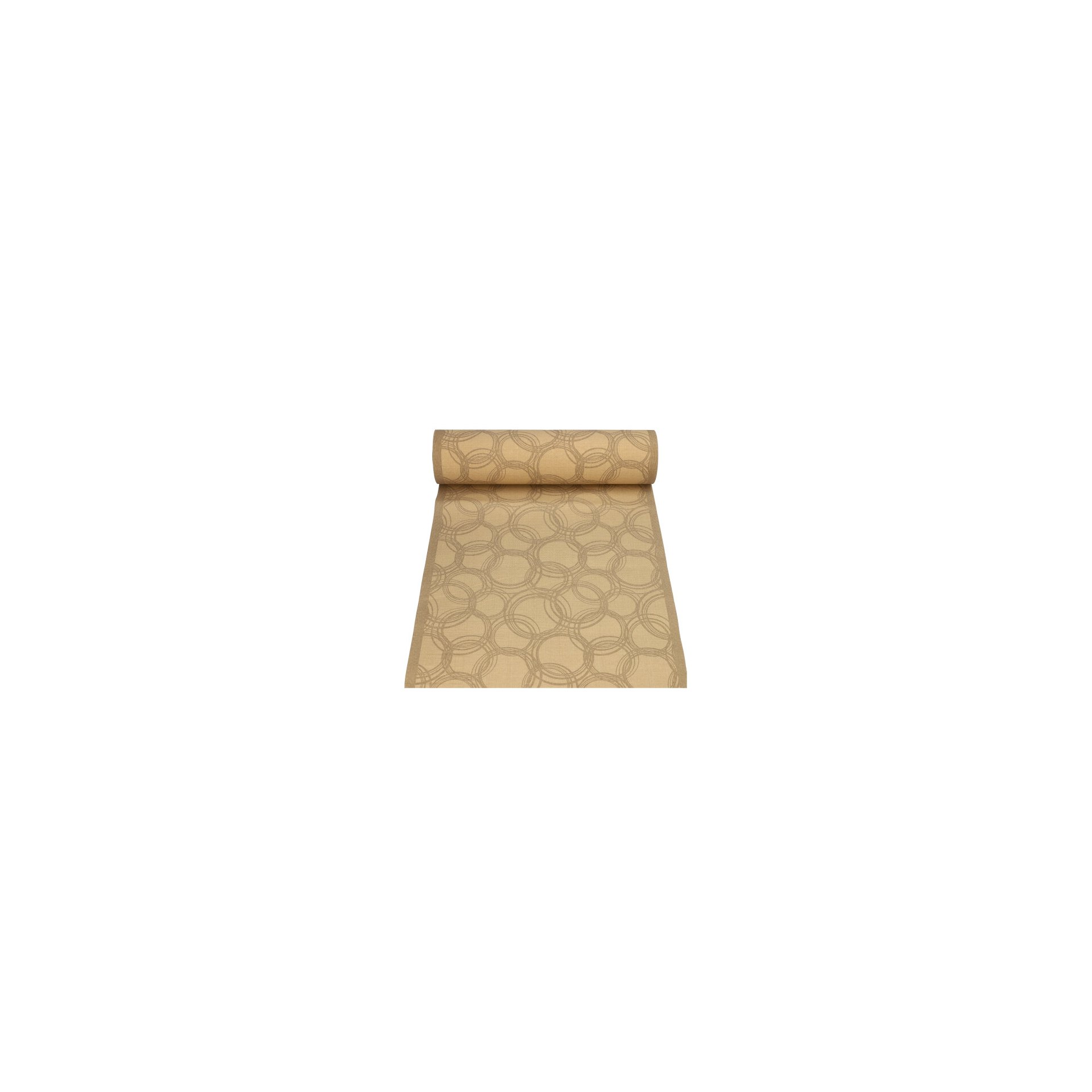 Tischläufer, stoffähnlich, PV-Tissue Mix "ROYAL Collection" 24 m x 40 cm sand "Bubbles" Tischläufer, stoffähnlich, PV-Tissue Mix "ROYAL Collection" 24 m x 40 cm sand "Bubbles"