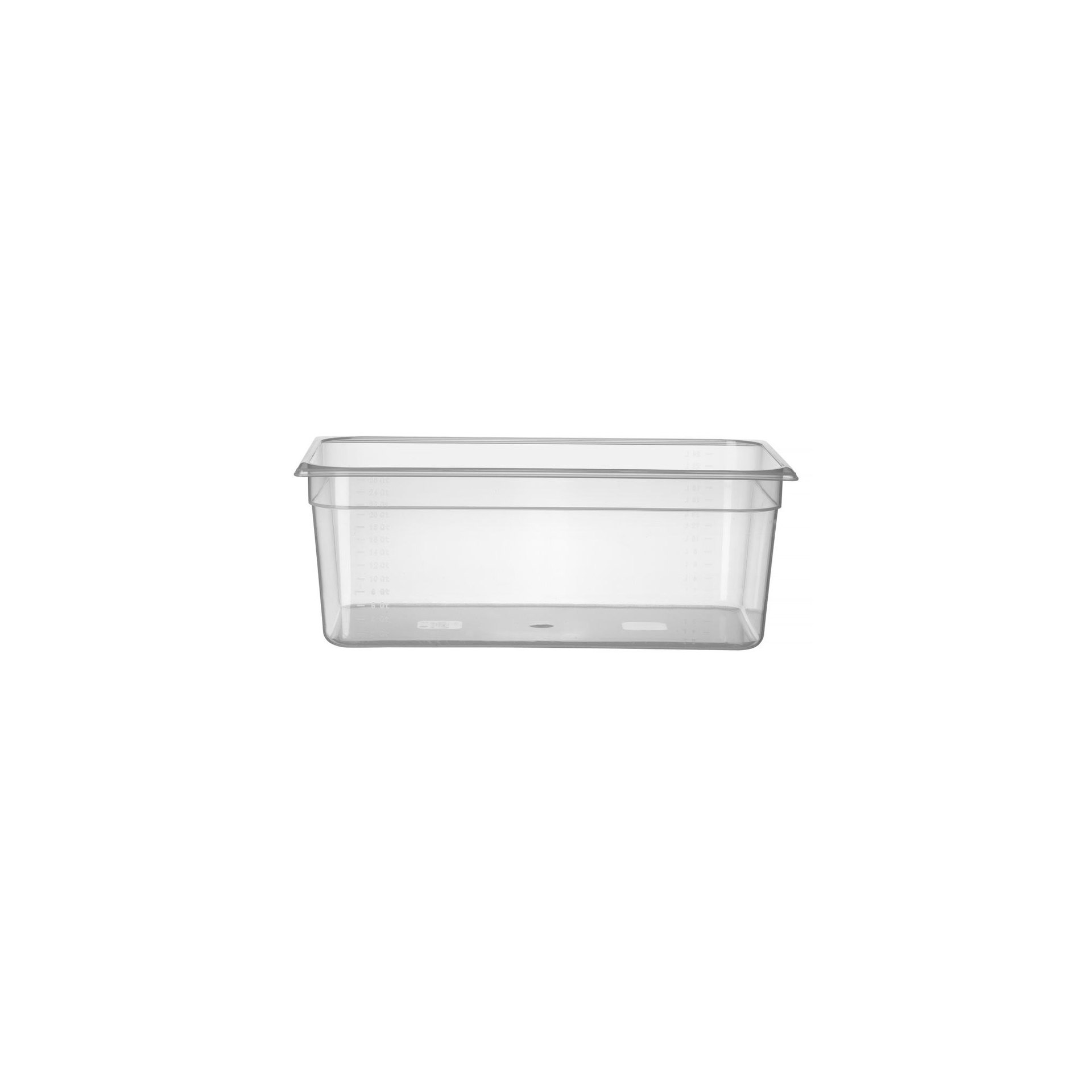 Gastronorm-Behälter 1/1, Profi Line, GN 1/1, 28L, Transparent, 530x325x(H)200mm Gastronorm-Behälter 1/1, Profi Line, GN 1/1, 28L, Transparent, 530x325x(H)200mm