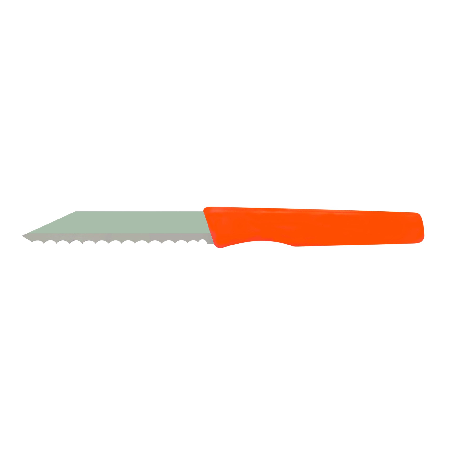Brötchenmesser / Küchenmesser mit Wellenschliff, Orange Brötchenmesser / Küchenmesser mit Wellenschliff, Orange