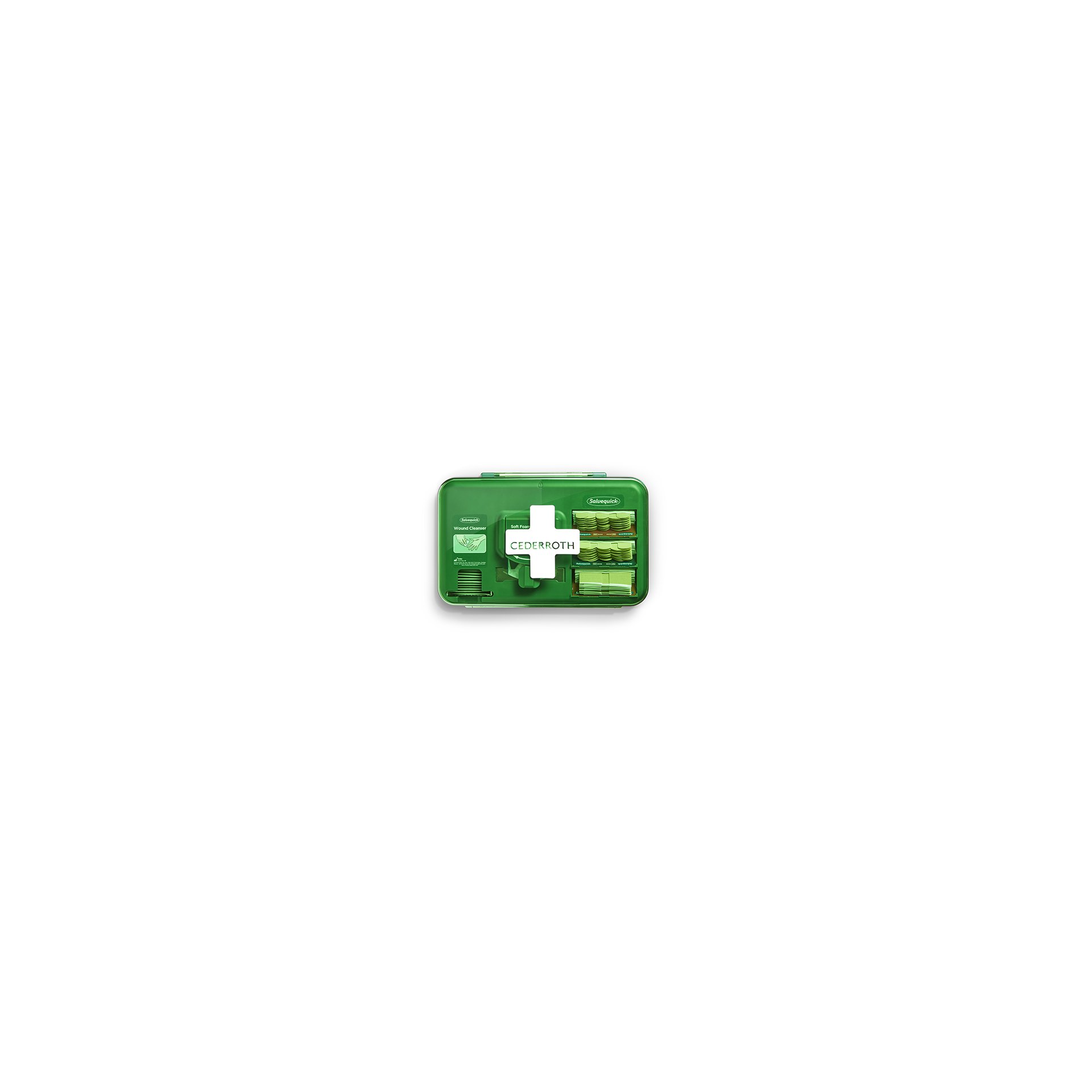 "Cederroth" Wound Care Dispenser, Pflasterspender 20,3 cm x 30,6 cm x 15,5 cm grün "Cederroth" Wound Care Dispenser, Pflasterspender 20,3 cm x 30,6 cm x 15,5 cm grün