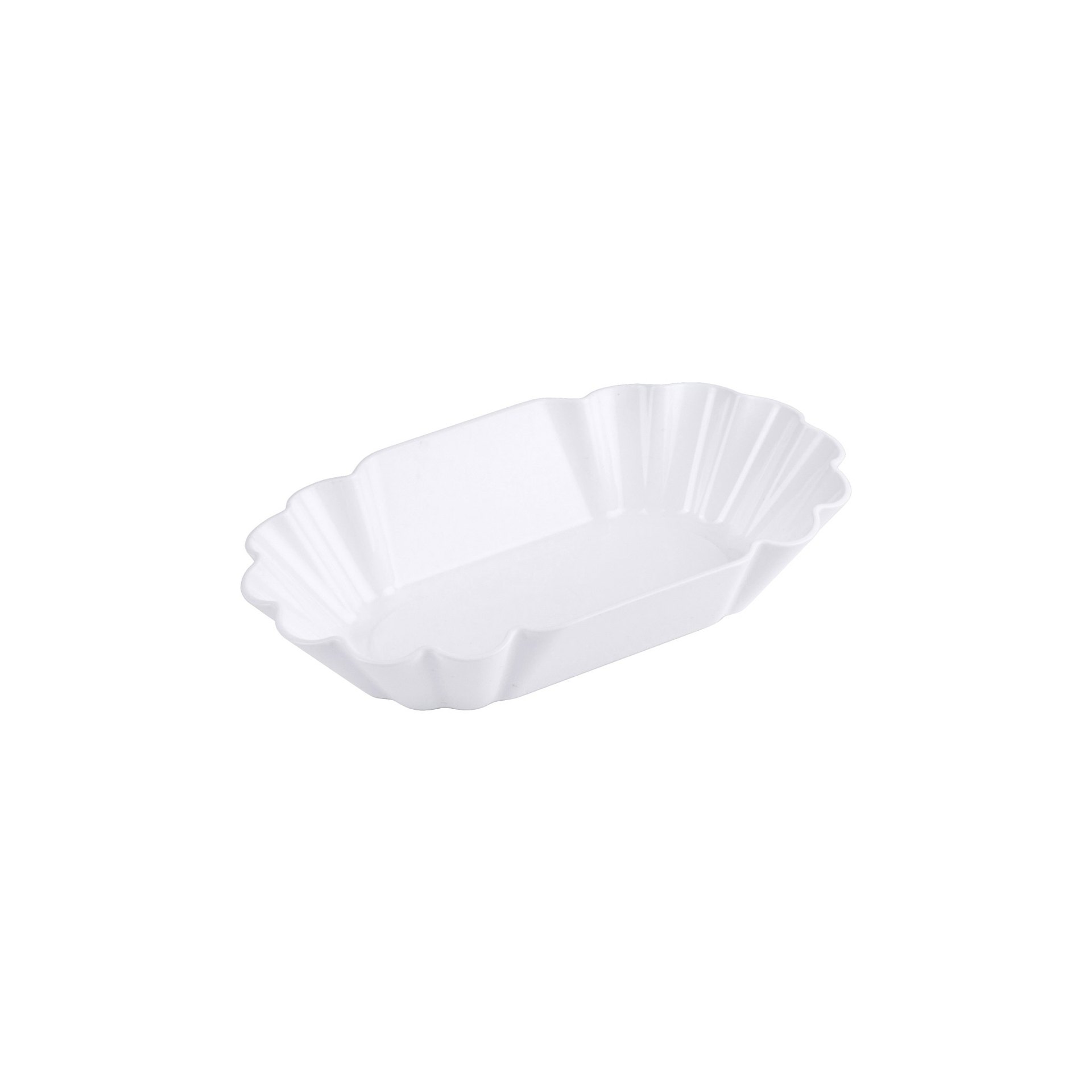 Pommes frites-Schale 14 cm / weiß