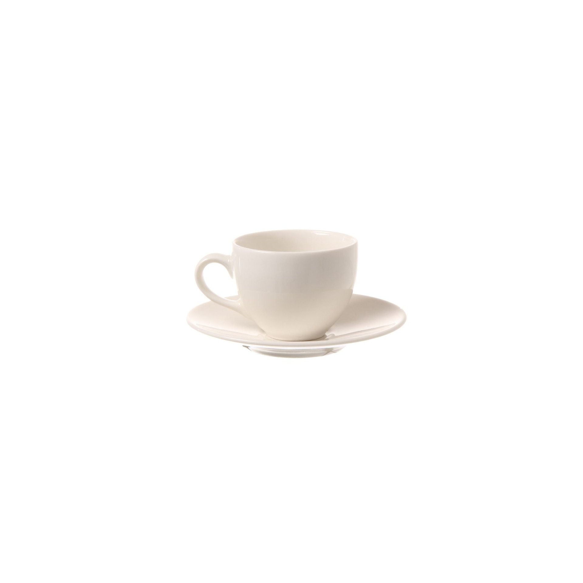Tasse und Untertasse, 0,1L