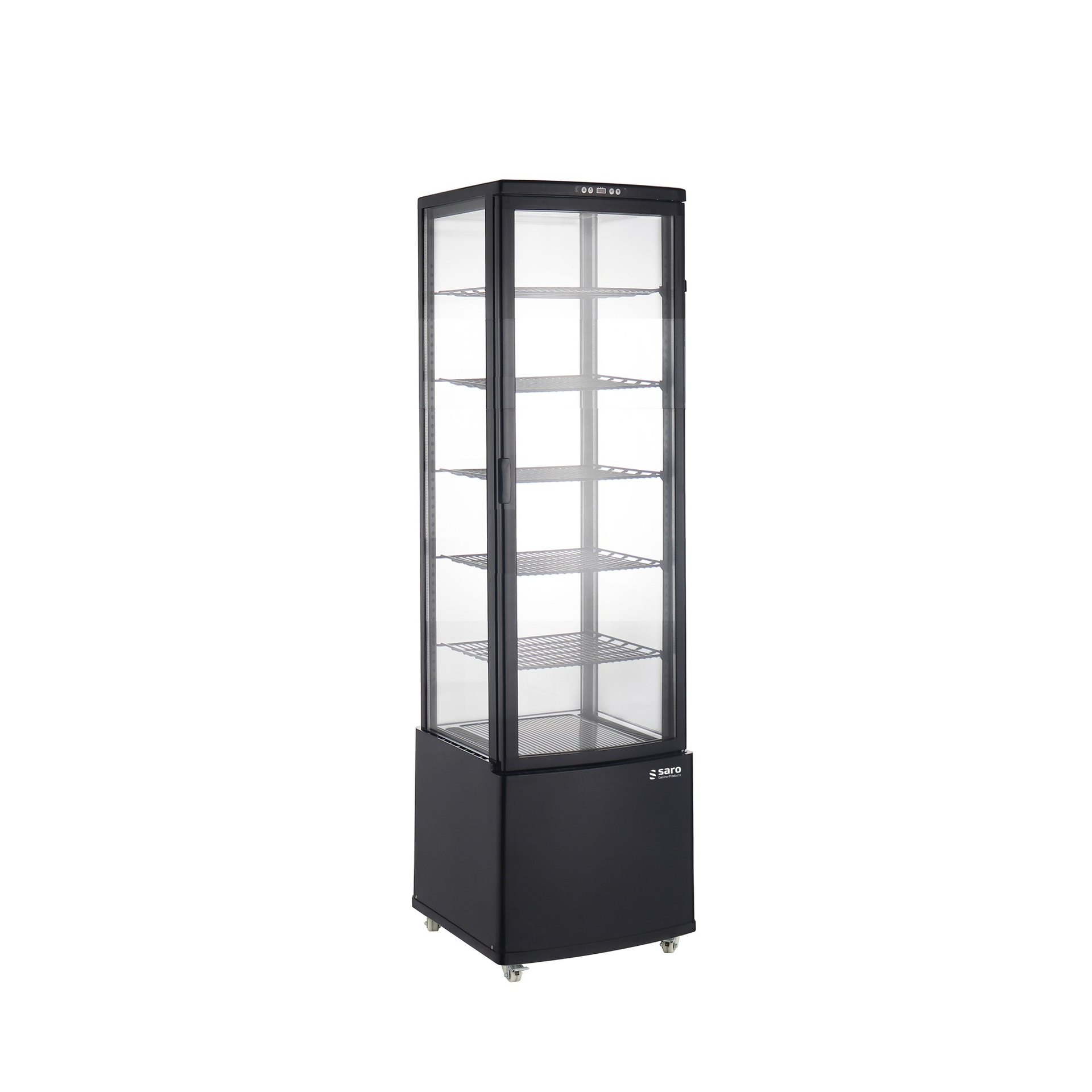 Kühvitrine LEO,schwarz