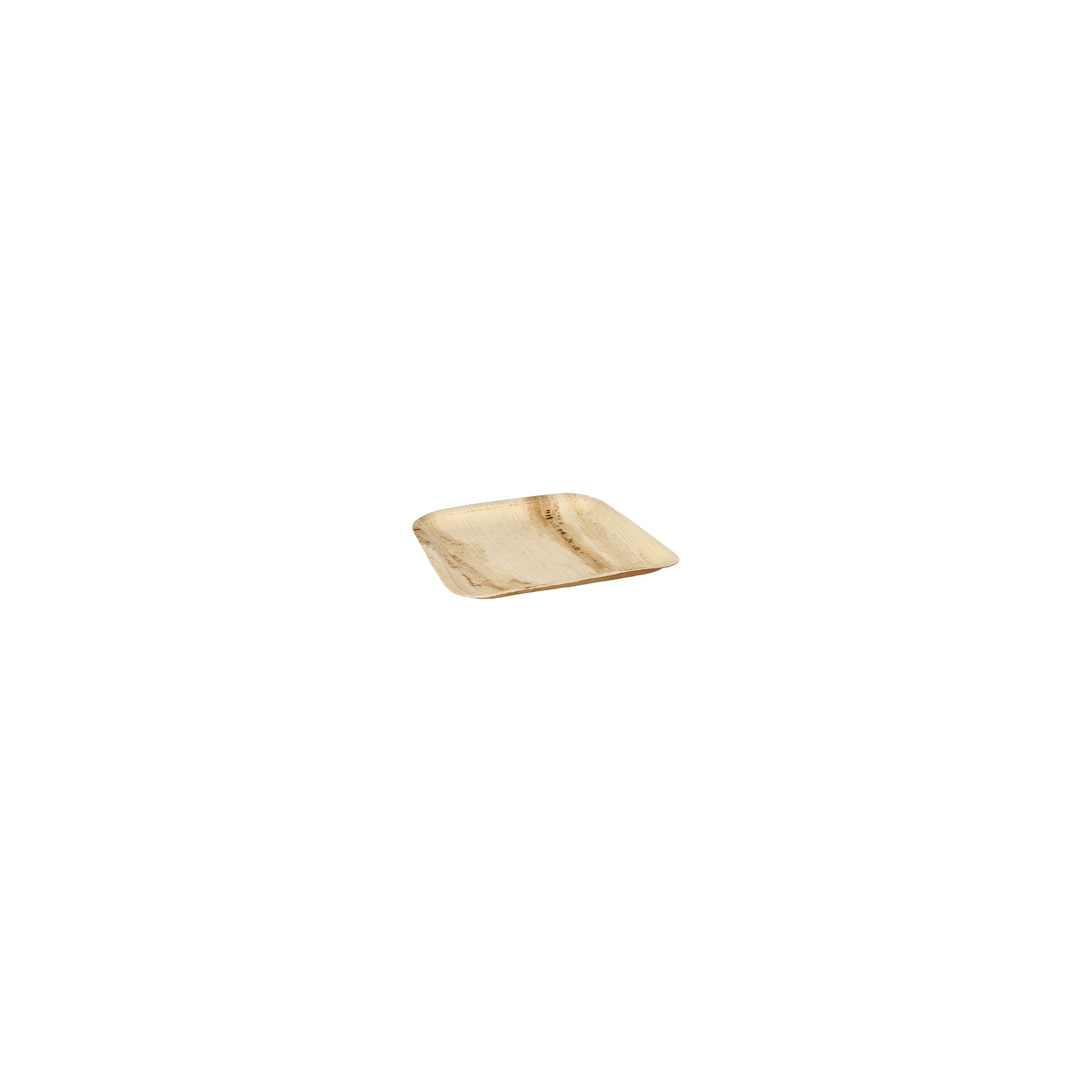 Teller, Palmblatt "pure" eckig 25,5 cm x 25,5 cm x 1,5 cm