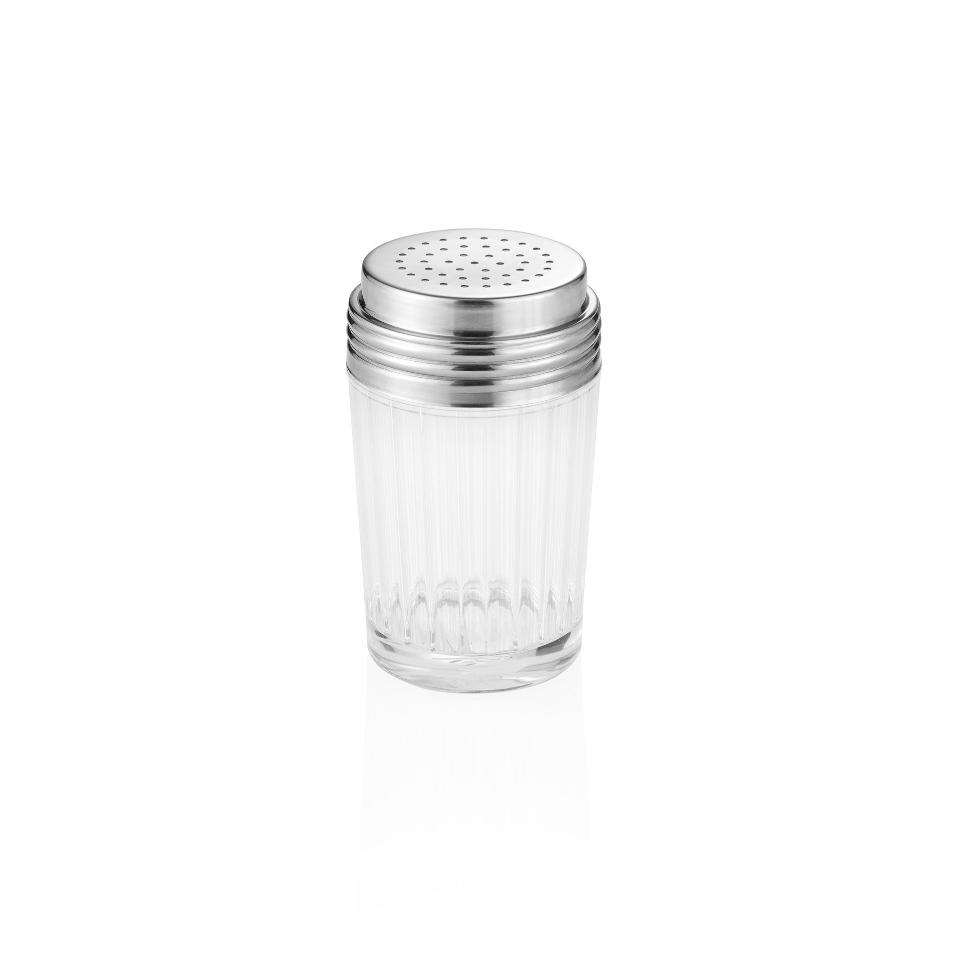 Streuer, Ø 7 cm, Höhe 11,5 cm, 2 mm Perforierung, Glas Streuer, Ø 7 cm, Höhe 11,5 cm, 2 mm Perforierung, Glas