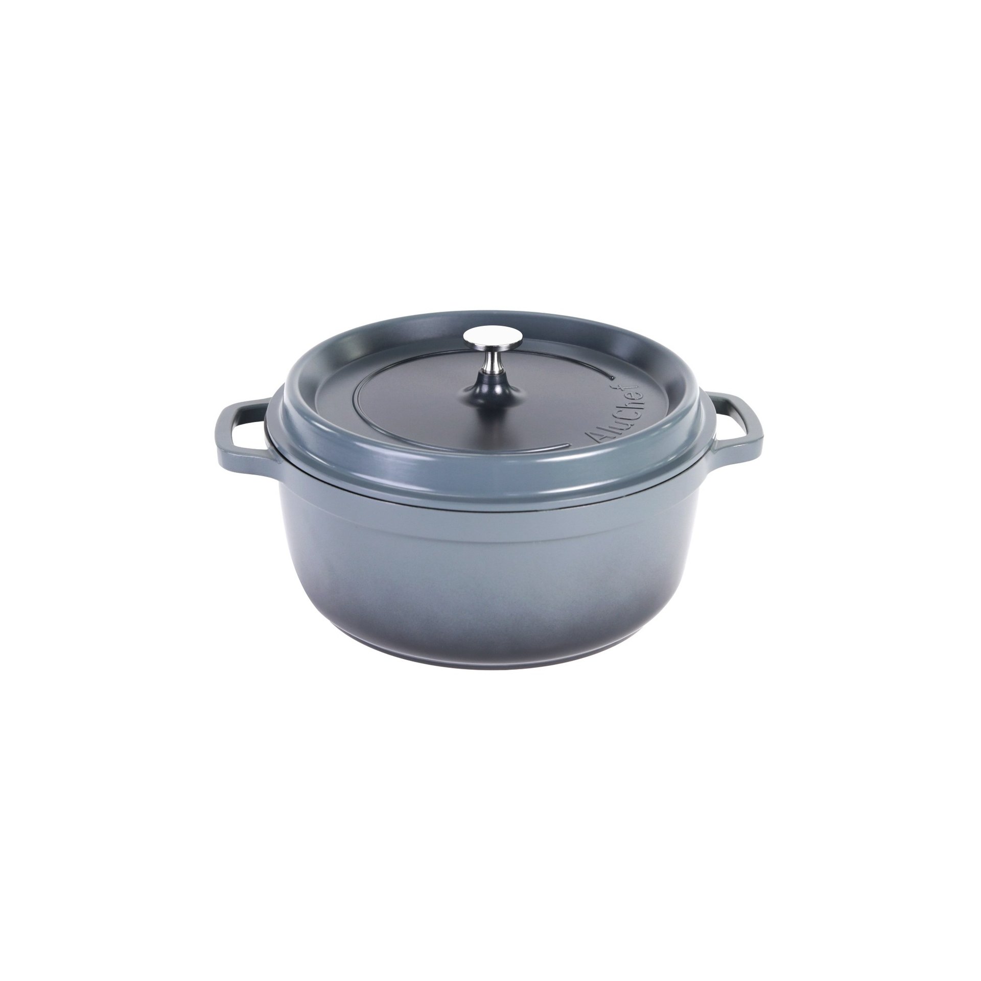 AluChef® Cocotte, rund 28 cm / grau AluChef® Cocotte, rund 28 cm / grau