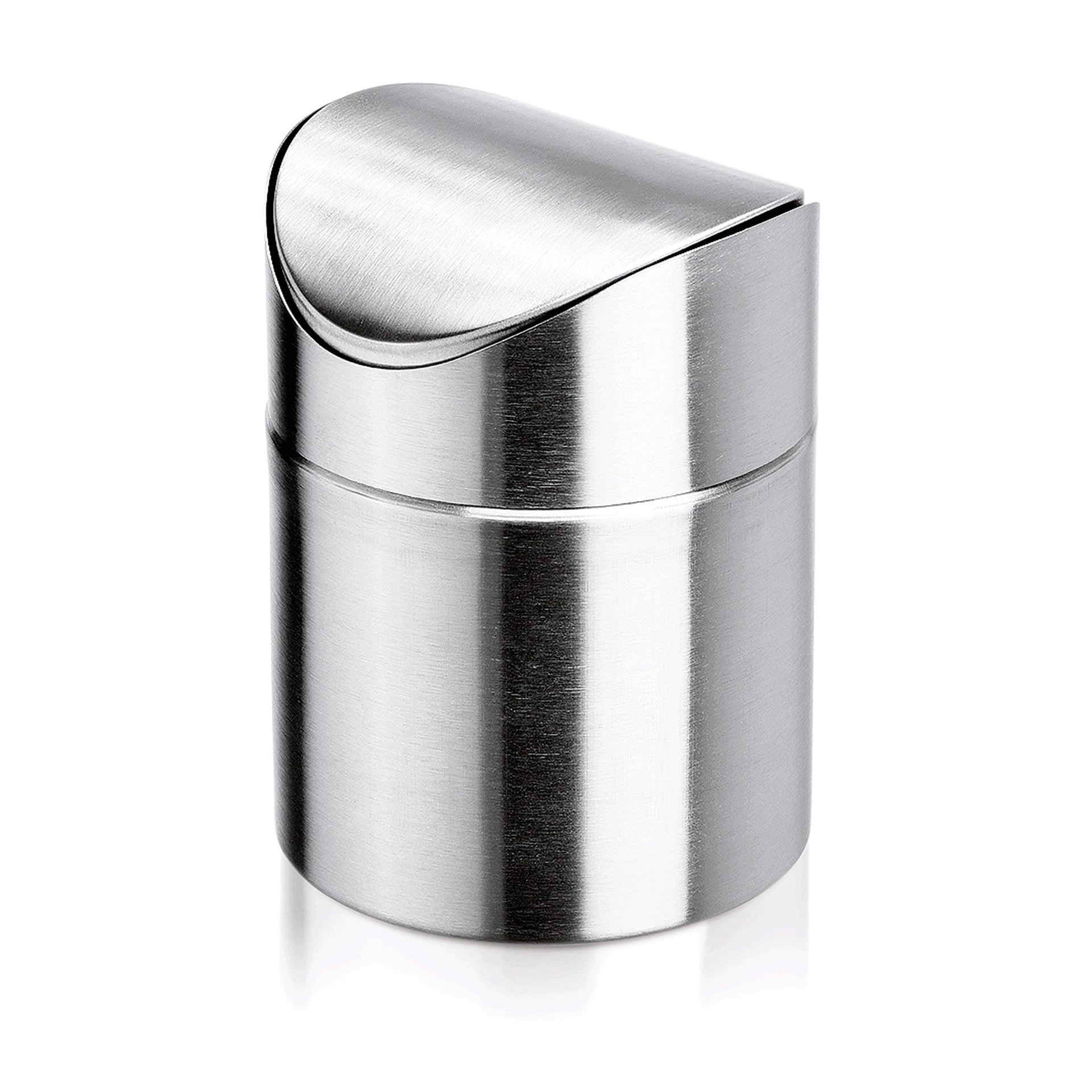 Tischabfalleimer mit Schwingdeckel, Ø 12 cm, (H) 16 cm