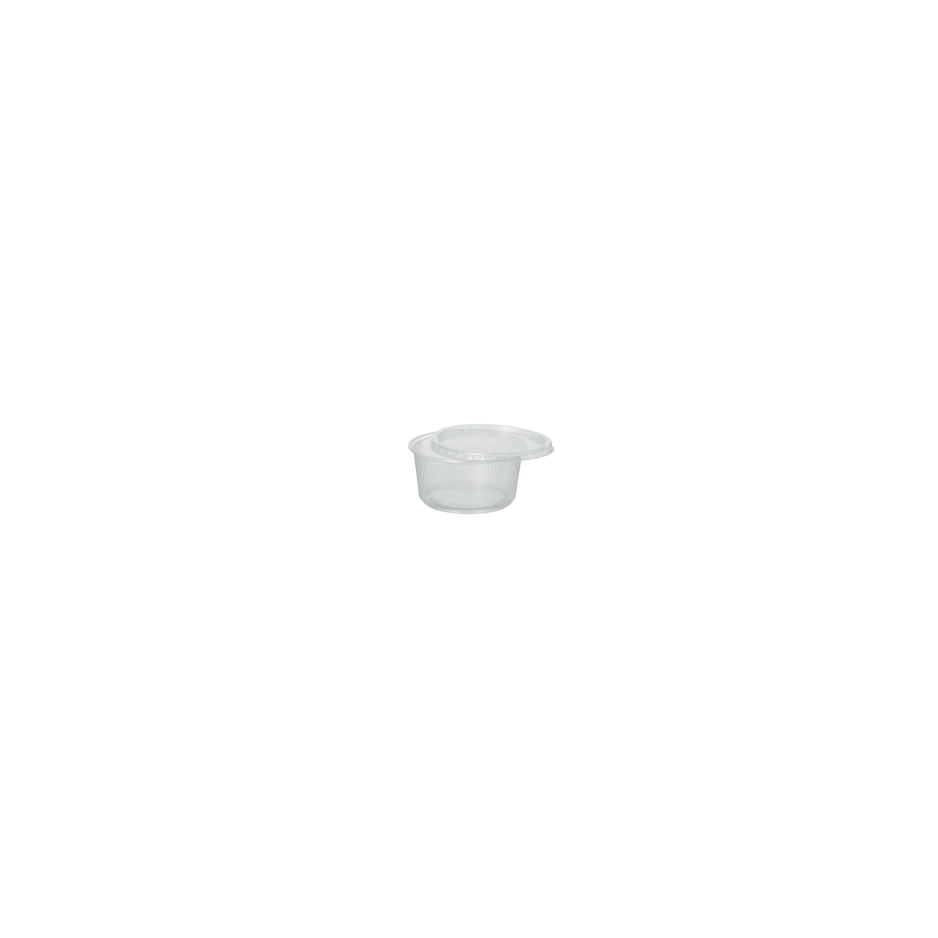 Verpackungsbecher, PP rund 250 ml Ø 10,1 cm · 5 cm transparent Verpackungsbecher, PP rund 250 ml Ø 10,1 cm · 5 cm transparent