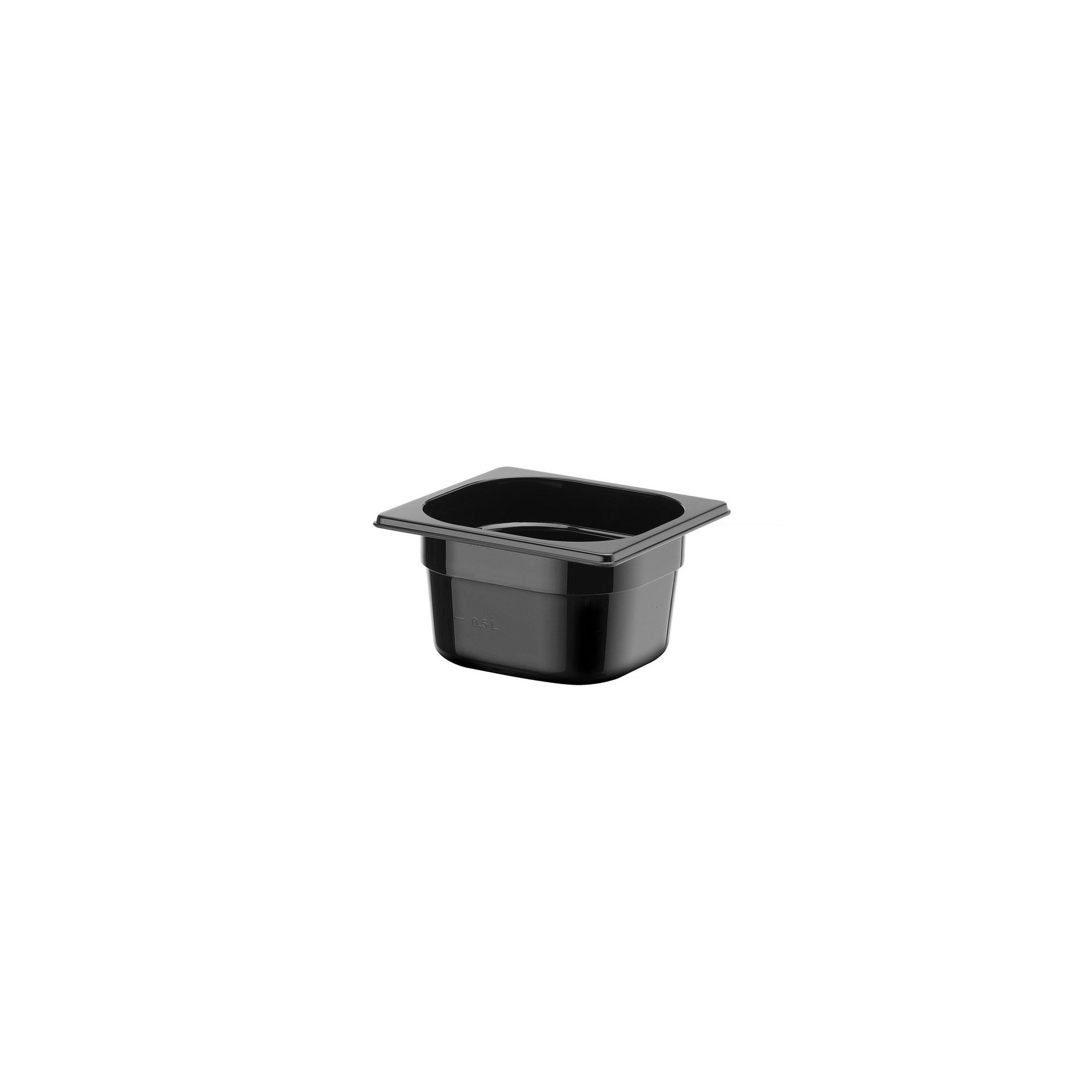 Gastronorm-Behälter 1/6, Profi Line, GN 1/6, 1,6L, Schwarz, 176x162x(H)100mm Gastronorm-Behälter 1/6, Profi Line, GN 1/6, 1,6L, Schwarz, 176x162x(H)100mm