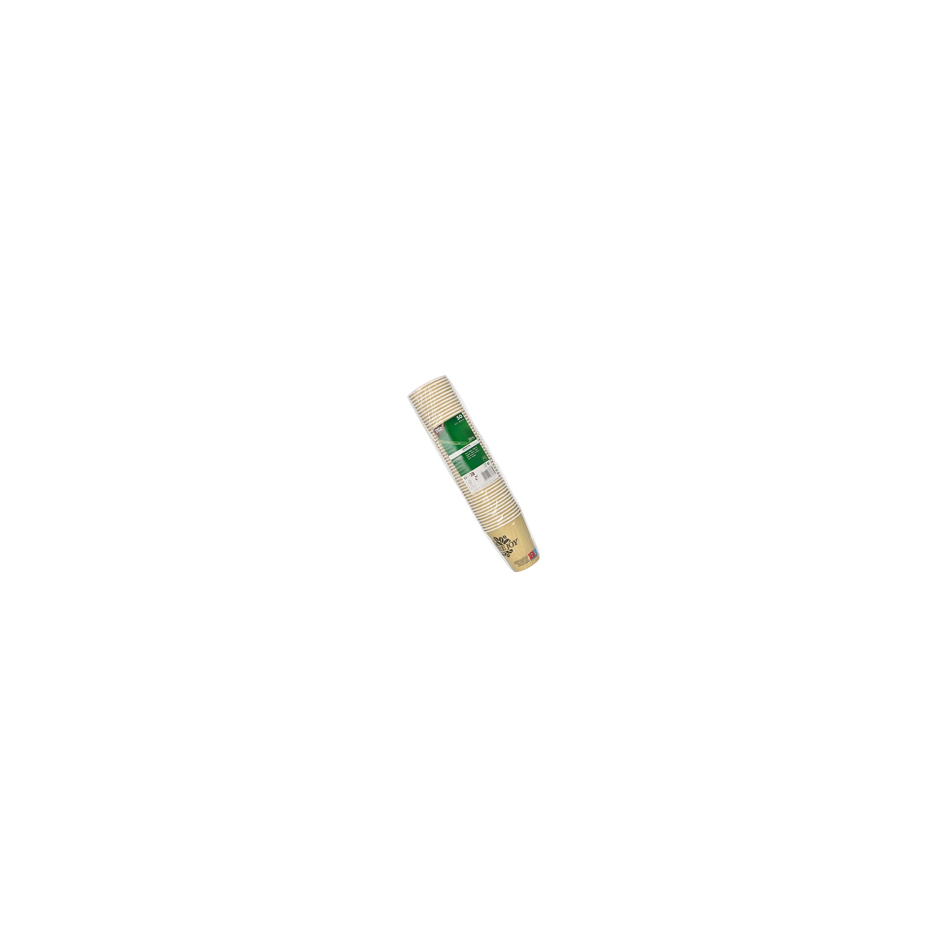 Trinkbecher, Pappe 0,2 l Ø 8 cm · 9,2 cm creme "Pure Joy" Trinkbecher, Pappe 0,2 l Ø 8 cm · 9,2 cm creme "Pure Joy"
