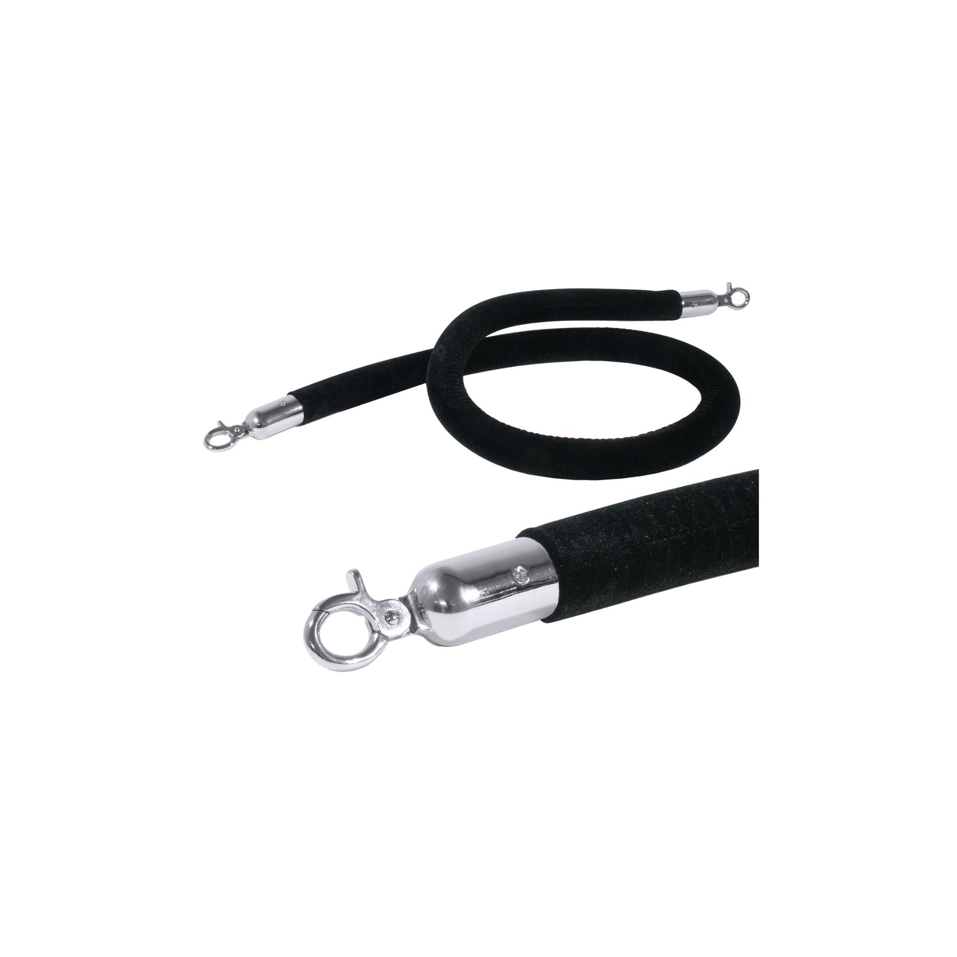 Absperrseil 150 cm schwarz Absperrseil 150 cm schwarz