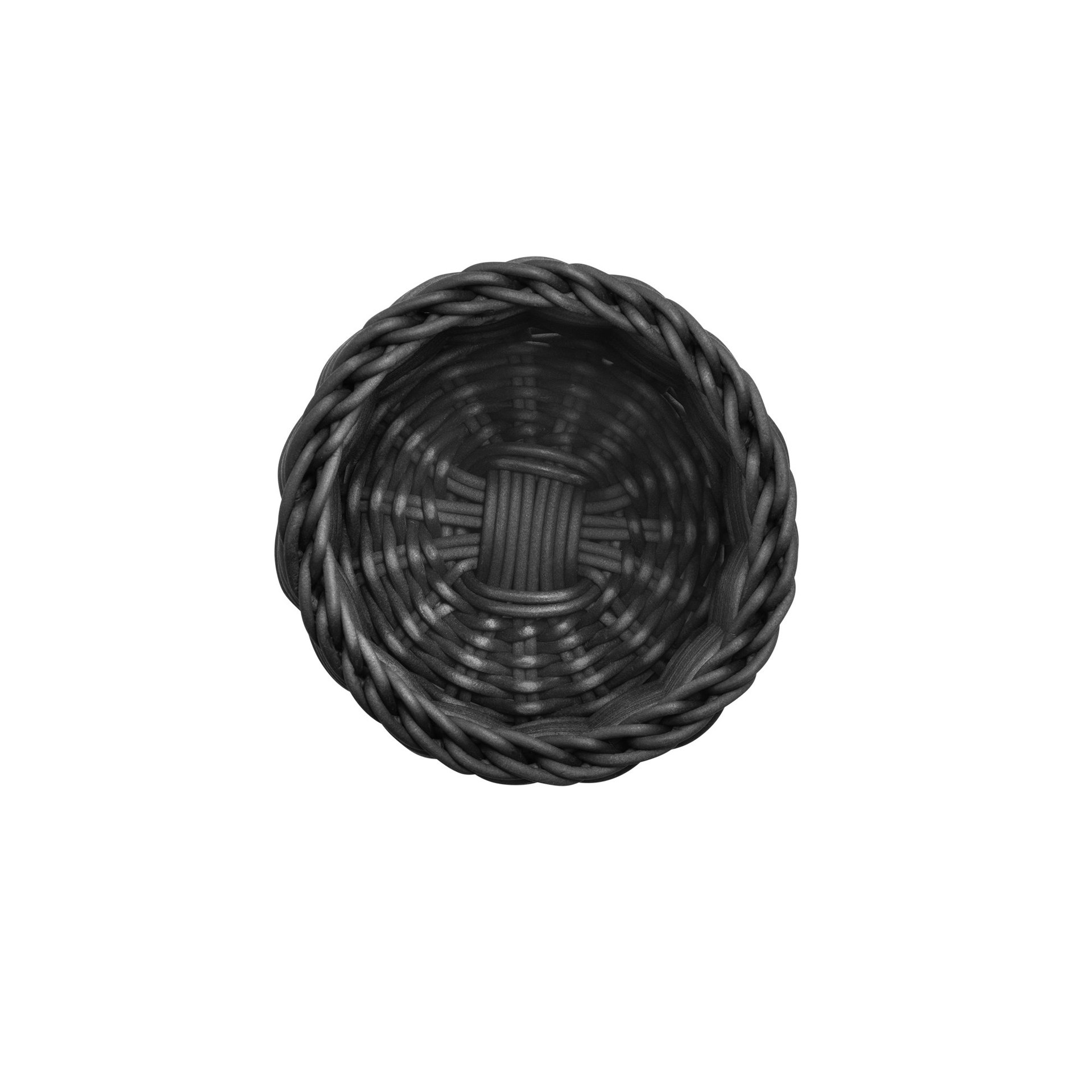Besteckkorb Ø 12 cm, (H) 15 cm, schwarz Besteckkorb Ø 12 cm, (H) 15 cm, schwarz