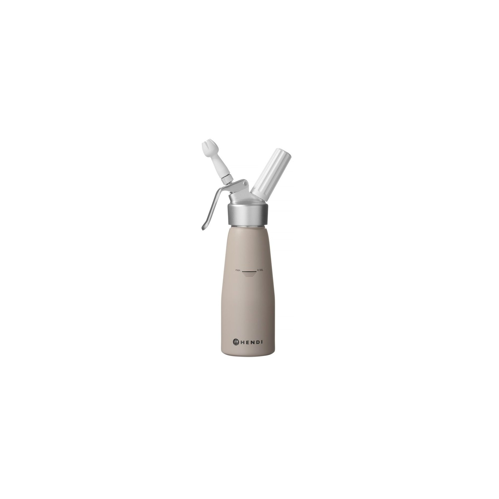 Sahnespender, 0,5L, Taupe, ⌀80x(H)260mm