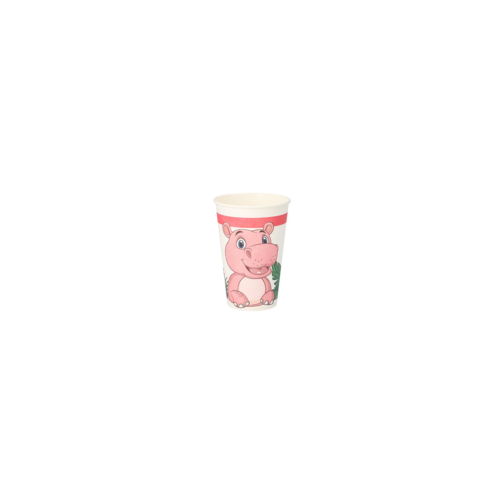 Trinkbecher, Pappe 0,2 l Ø 7 cm · 9,7 cm "Jungle" Trinkbecher, Pappe 0,2 l Ø 7 cm · 9,7 cm "Jungle"