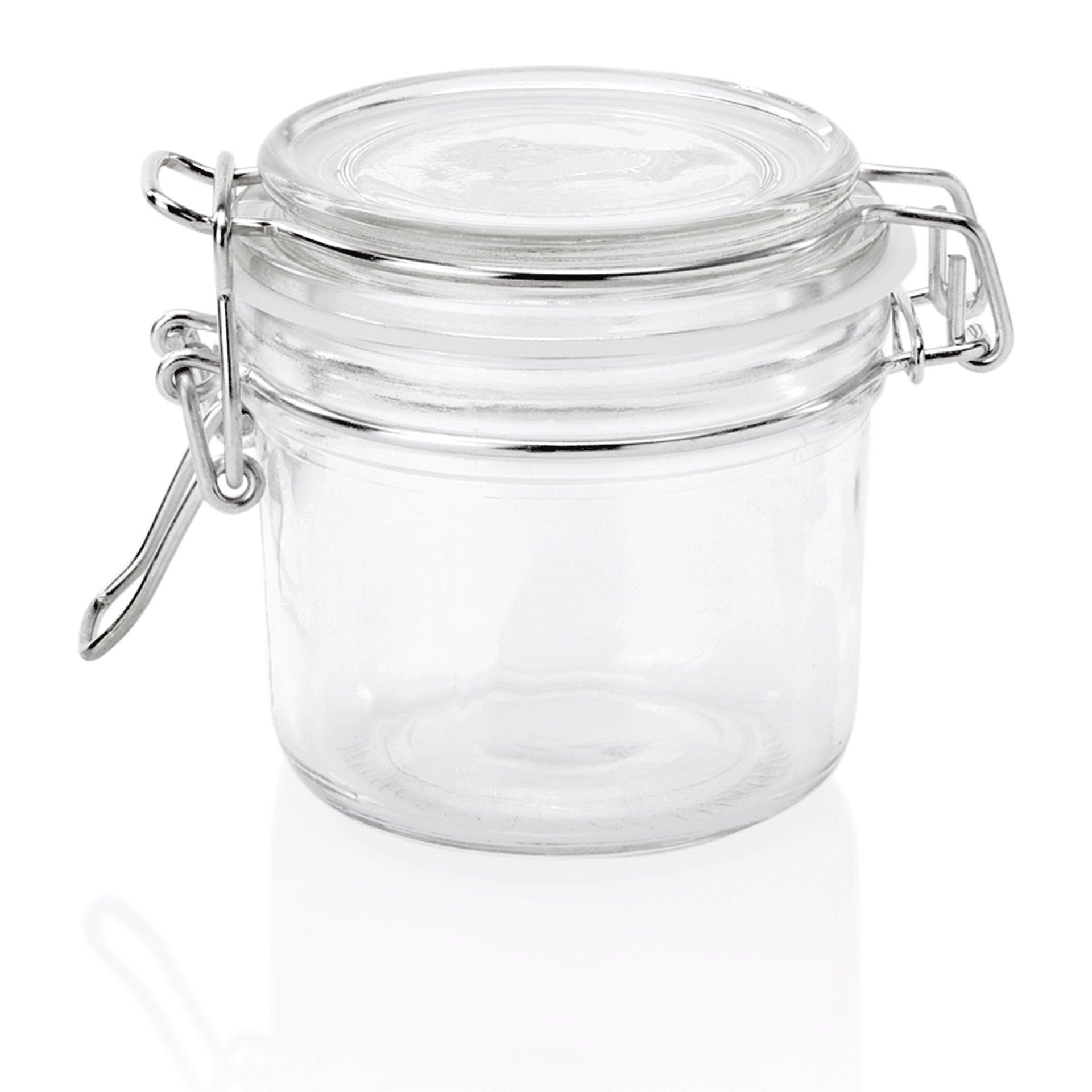 Bügelverschlussglas 200 ml, Ø 8,5 cm, (H) 8,5 cm