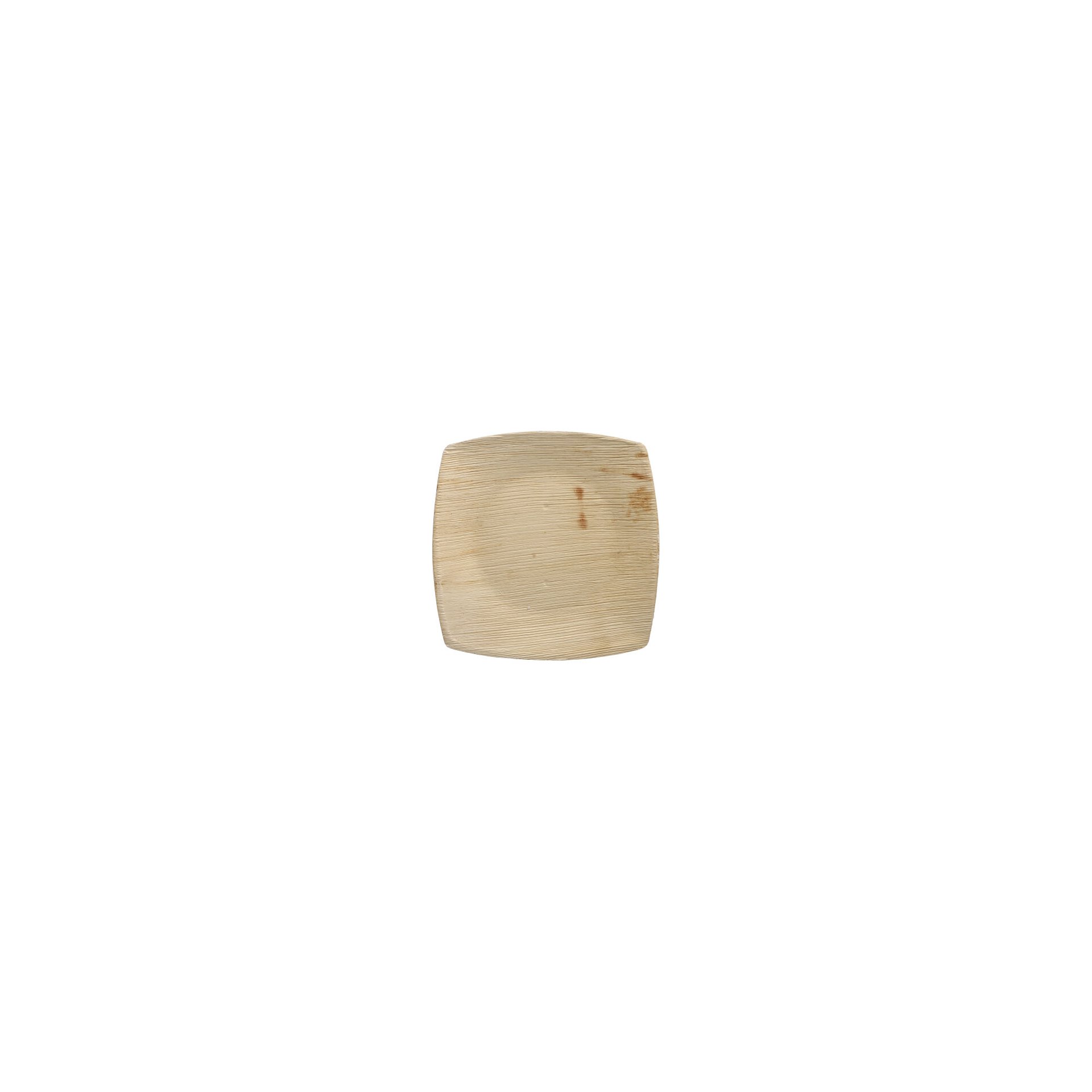 Teller, Palmblatt "pure" 20 cm x 20 cm natur "QUADRATO"