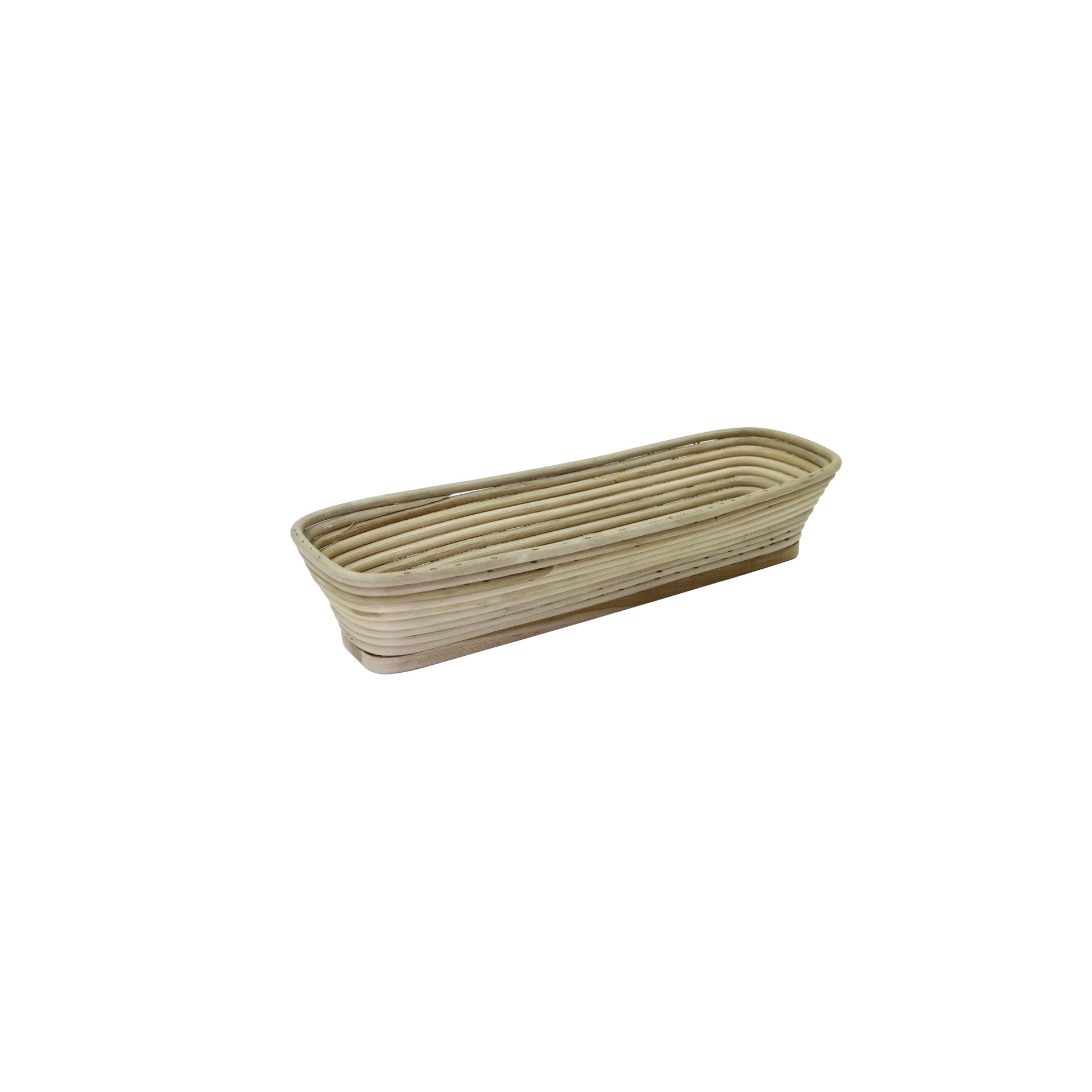 Brotform / Gärkorb lang 380 x 140 mm-Holzboden