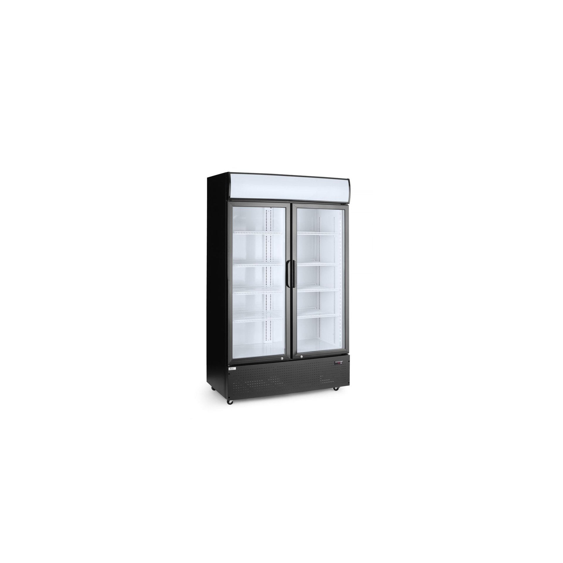 Rückwandkühlschrank zweitürig, 512L, Schwarz Rückwandkühlschrank zweitürig, 512L, Schwarz