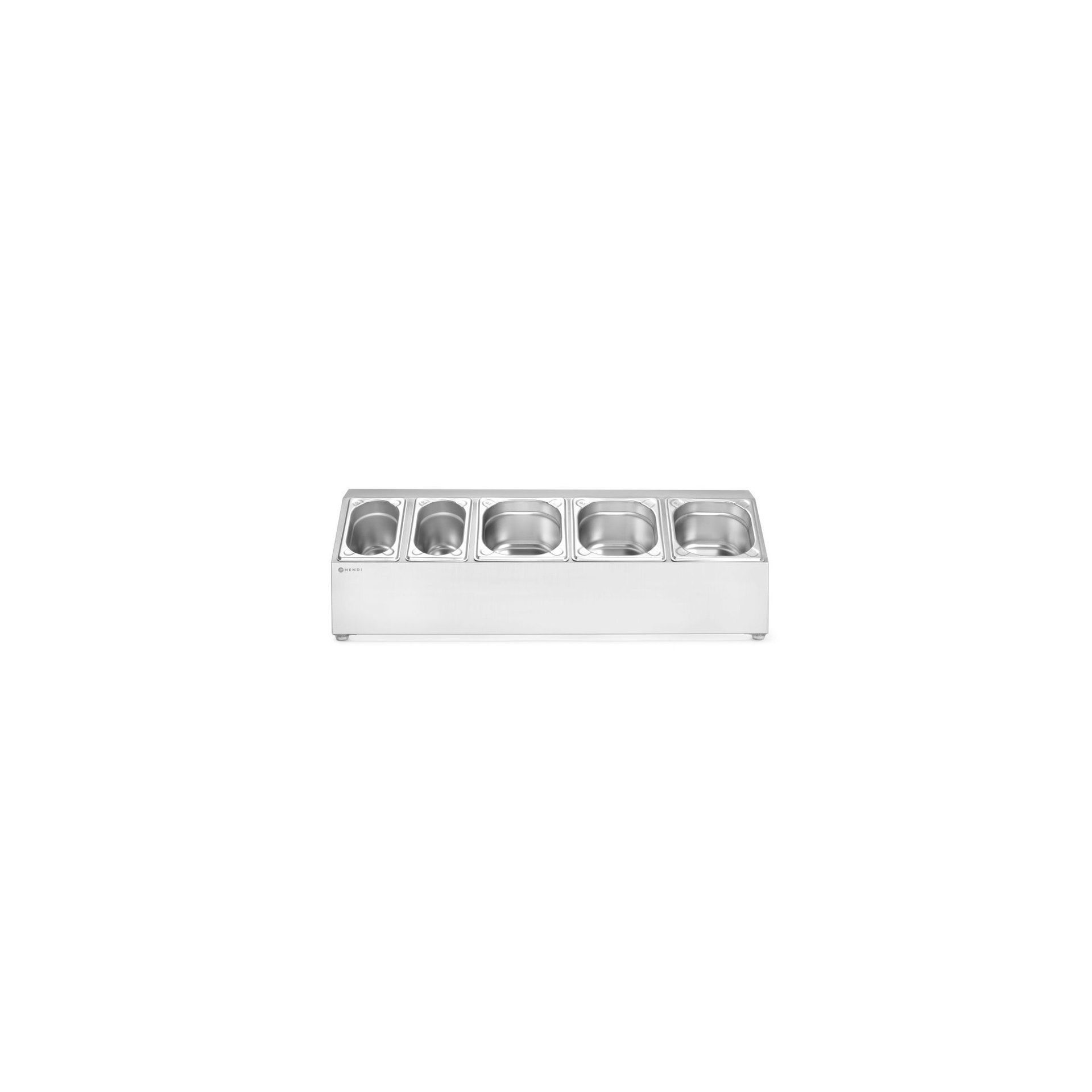 Halterung für Gastronorm-Behälter, 5 Fächer, 745x245x(H)215mm