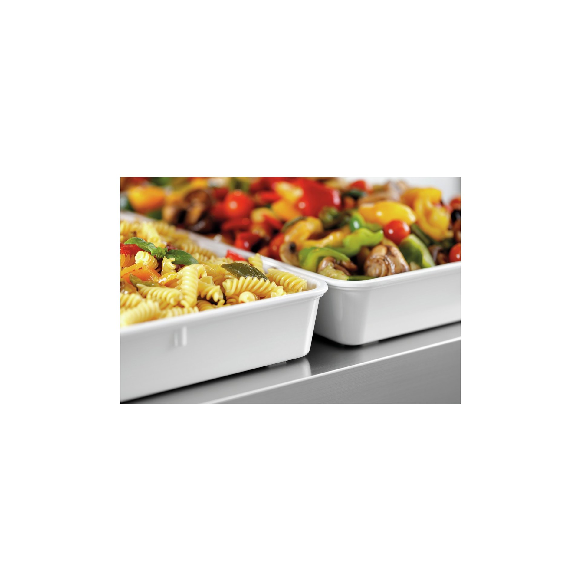 Heiße Theke 5900 2ER Auslageschale 80W-190x300