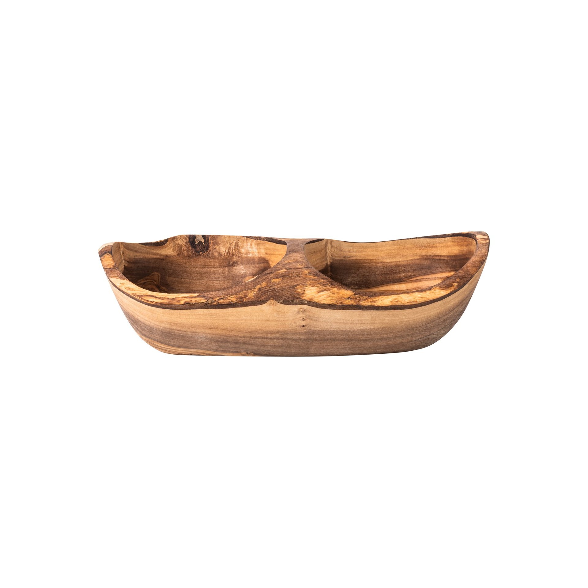 Schale Double PURE OLIVE, 25 x 11 x 3,5 cm, Olivenholz Schale Double PURE OLIVE, 25 x 11 x 3,5 cm, Olivenholz