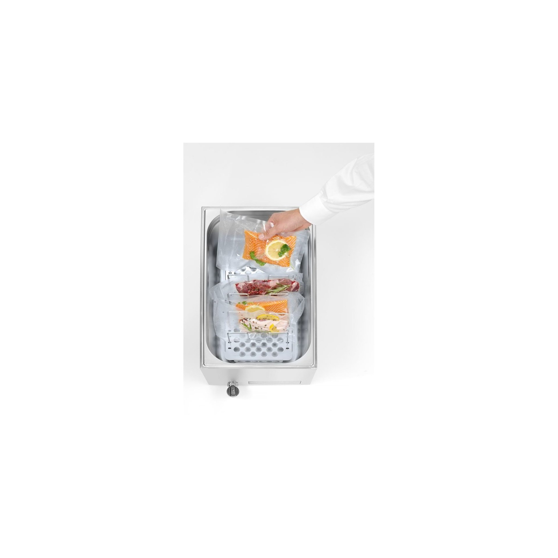 Sous-Vide-Gerät GN 1/1, 20L, 230V/600W, 350x680x(H)275mm