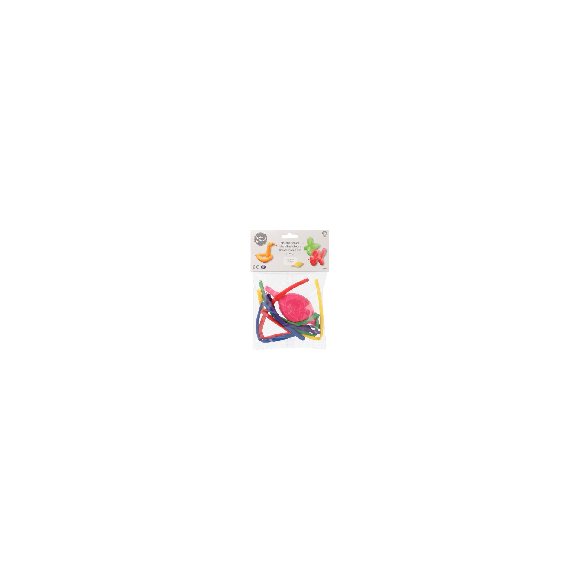 Modellierballons 120 cm farbig sortiert mit Pumpe Modellierballons 120 cm farbig sortiert mit Pumpe