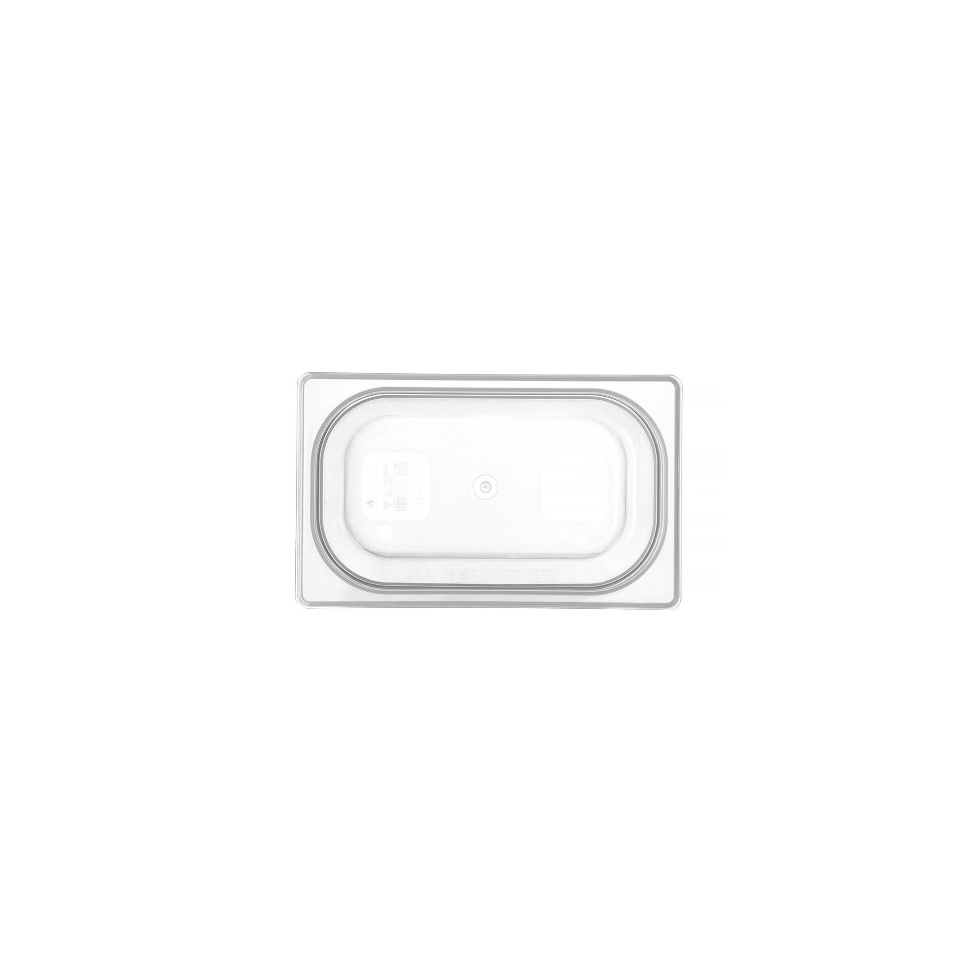 Gastronorm-Behälter 1/4, GN 1/4, 5,5L, Transparent, 265x162x(H)200mm